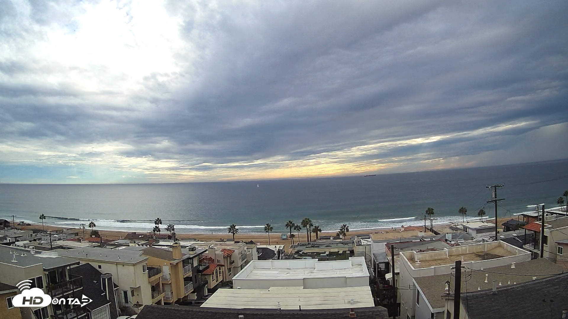 Snapshot of El Porto Overlook Live Surf Camera taken Sep 6, 2026, 5:54pm PDT
