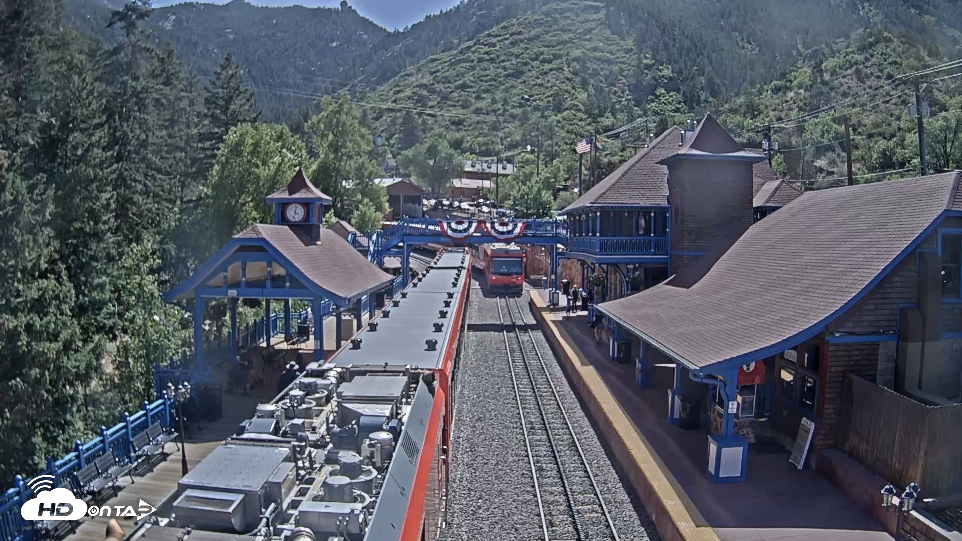 Snapshot of Pikes Peak COG Railway Live Webcam taken Jun 27, 2026, 4:02pm MDT