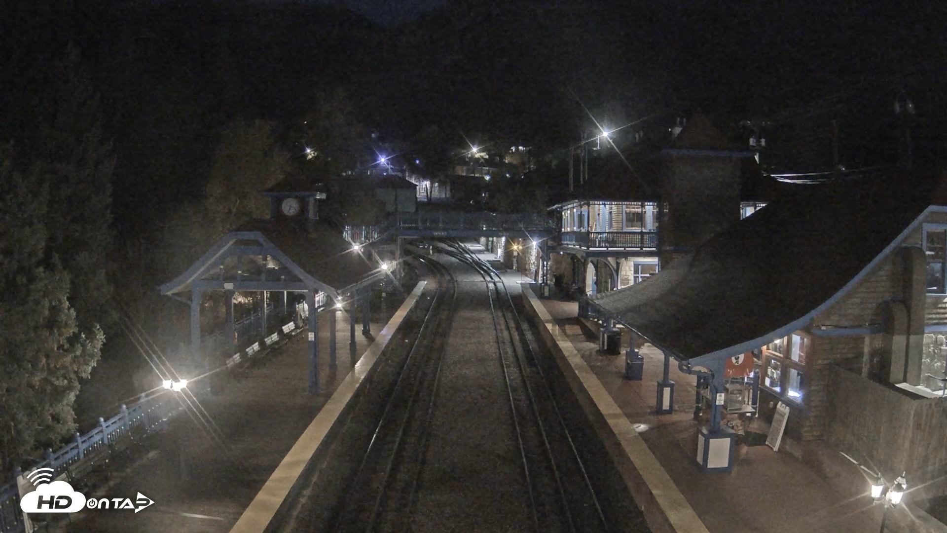 Snapshot of Pikes Peak COG Railway Live Webcam taken Oct 23, 2026, 6:33am MDT