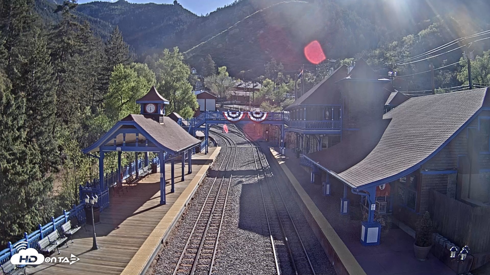 Snapshot of Pikes Peak COG Railway taken May 20, 2025, 5:31pm MDT