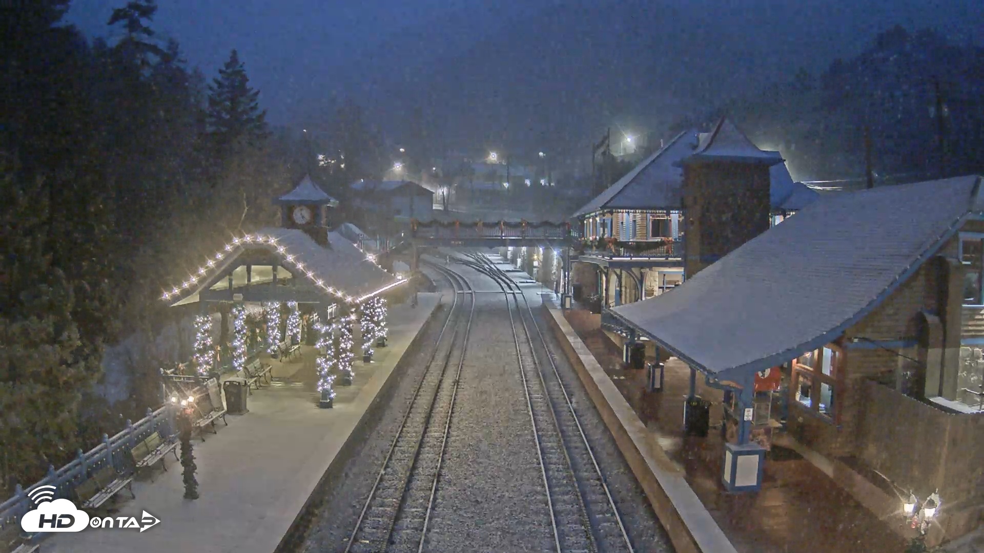 Snapshot of Pikes Peak COG Railway Live Webcam taken Jan 8, 2026, 5:22pm MST