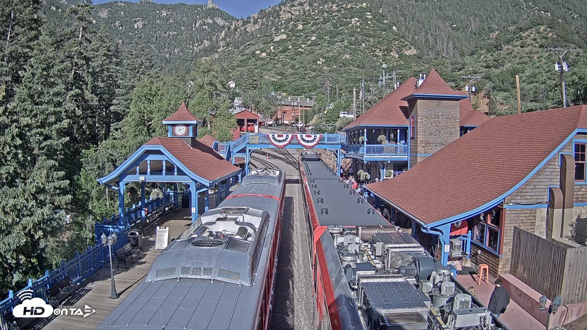 Snapshot of Pikes Peak COG Railway taken Jun 21, 2025, 7:53am MDT
