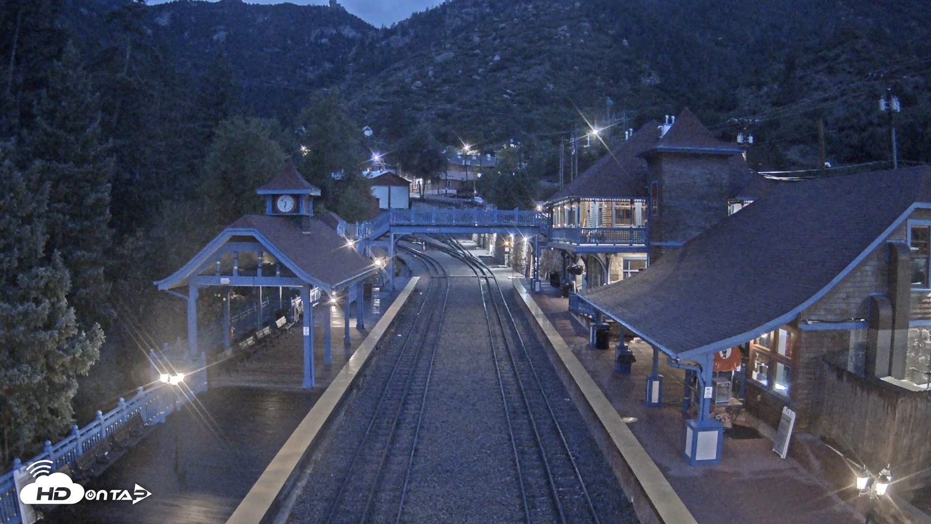 Snapshot of Pikes Peak COG Railway Live Webcam taken Sep 24, 2026, 6:31am MDT