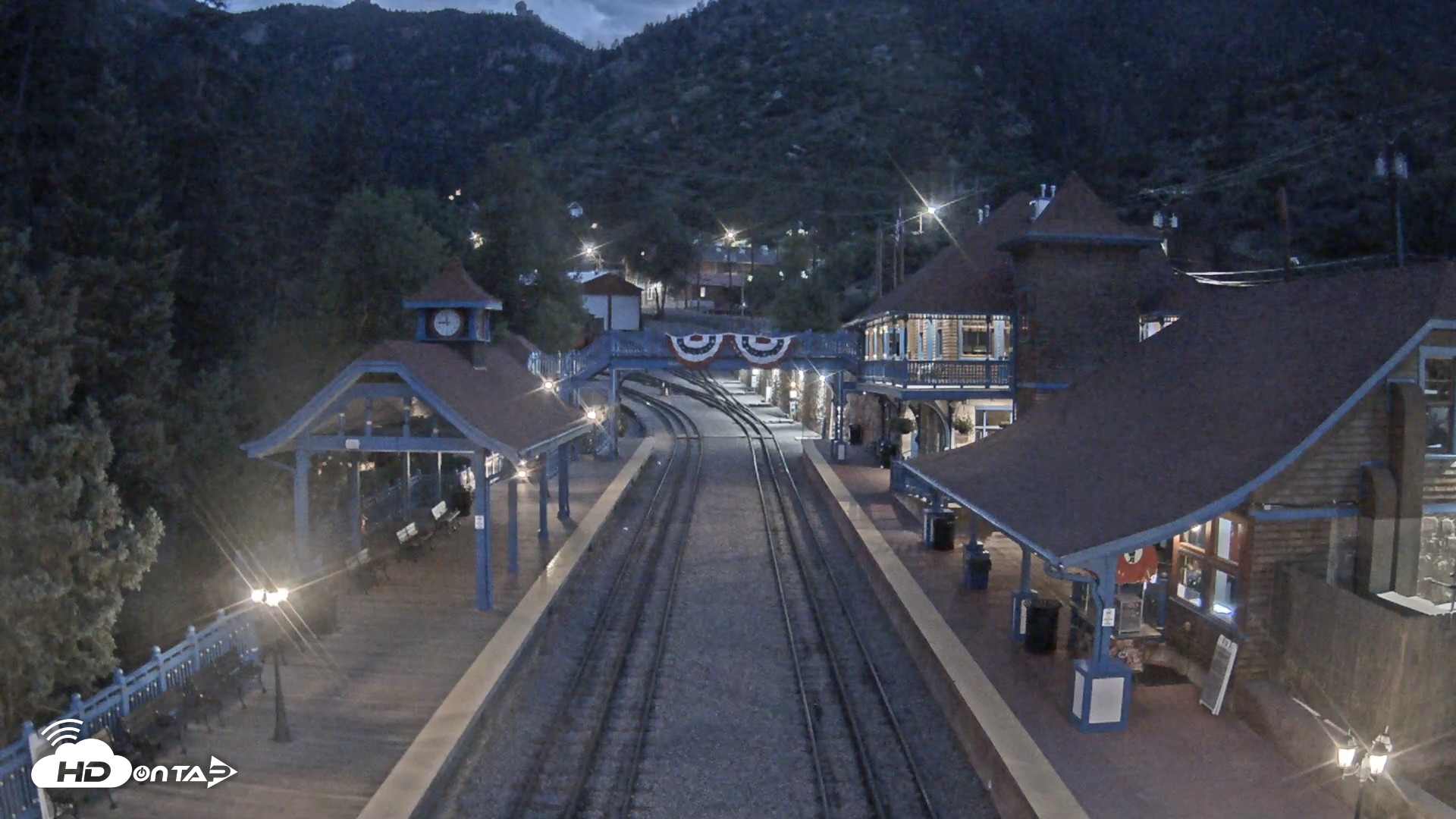 Snapshot of Pikes Peak COG Railway Live Webcam taken Jun 17, 2026, 8:59pm MDT