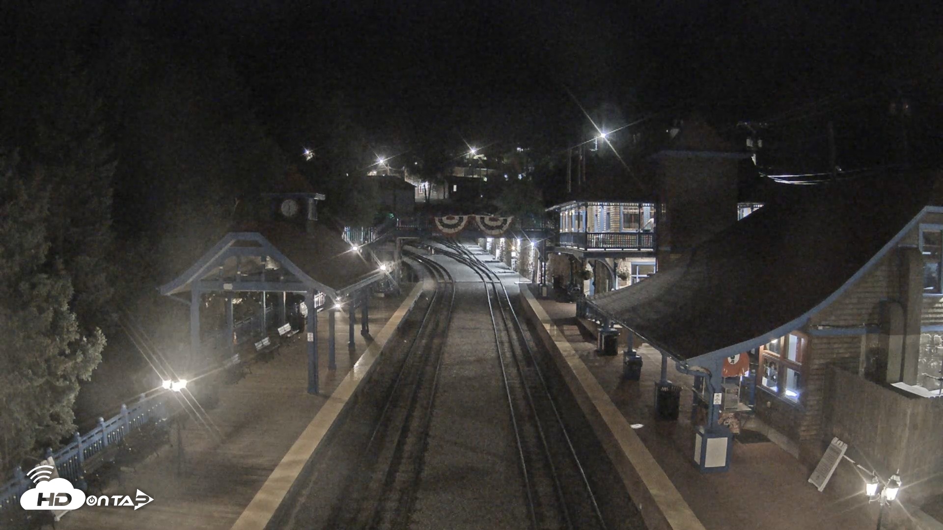 Snapshot of Pikes Peak COG Railway Live Webcam taken Jun 13, 2026, 11:34pm MDT