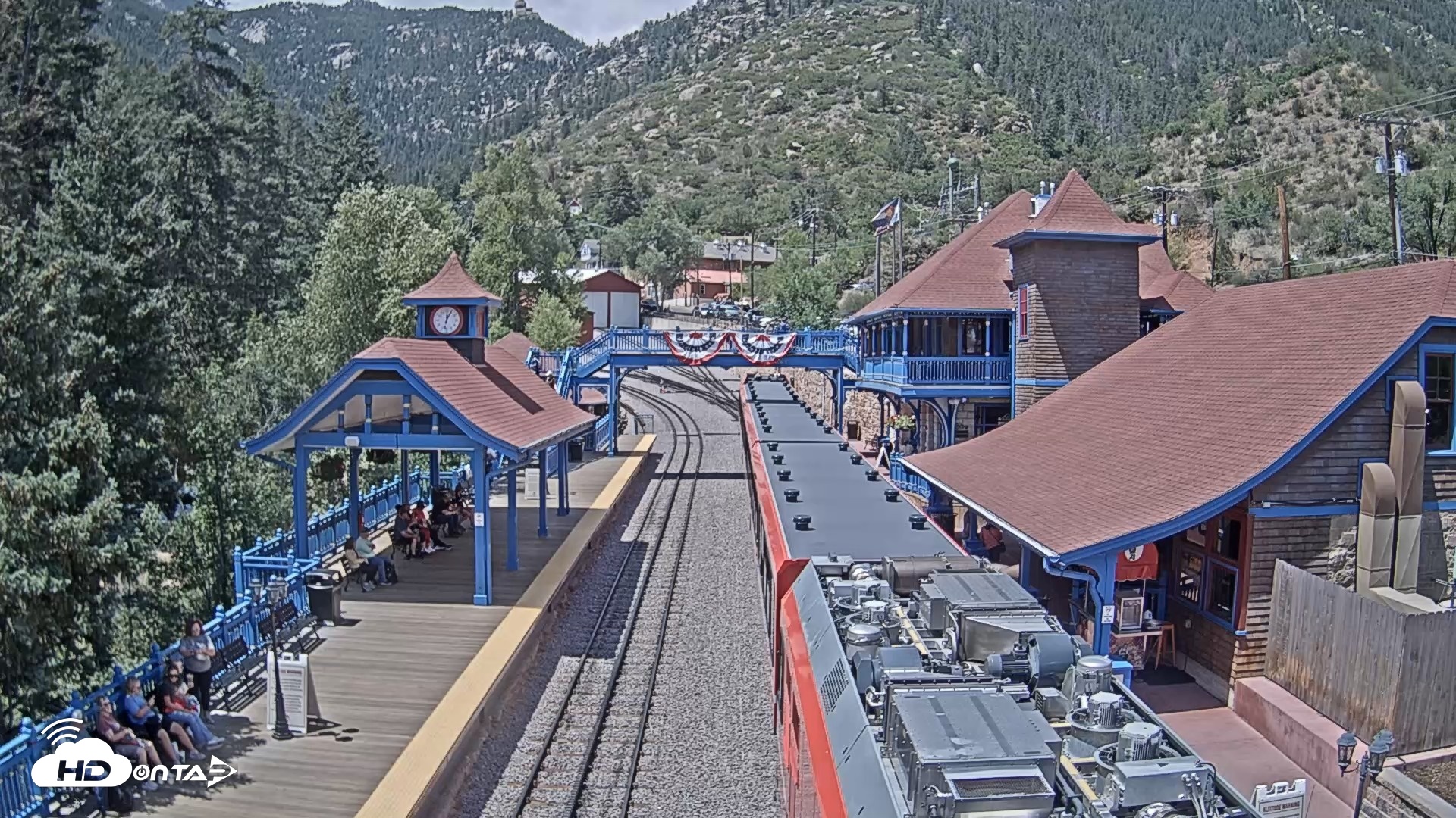 Snapshot of Pikes Peak COG Railway Live Webcam taken Jul 17, 2026, 12:05pm MDT