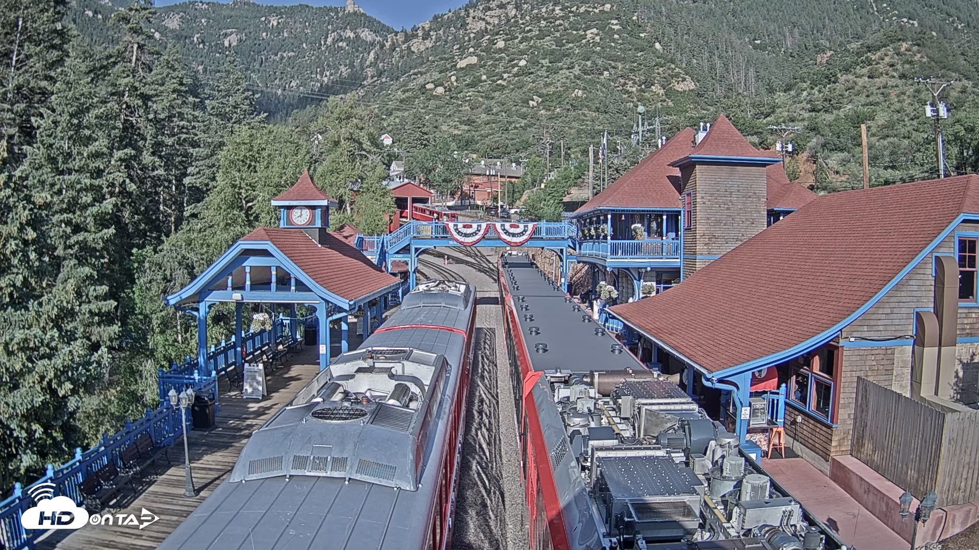 Snapshot of Pikes Peak COG Railway taken Jul 18, 2025, 8:00am MDT