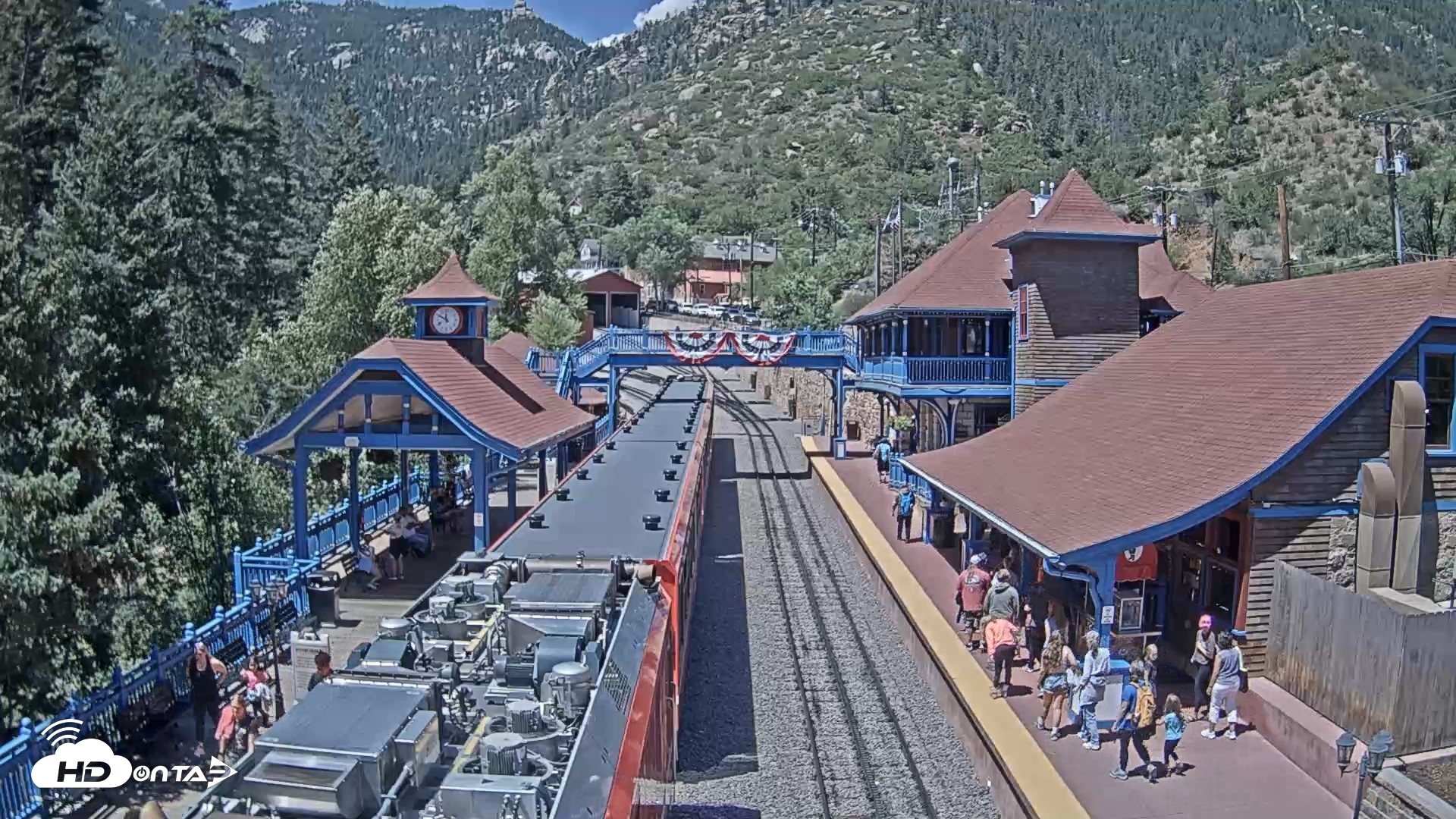 Snapshot of Pikes Peak COG Railway Live Webcam taken Jul 14, 2026, 11:51am MDT