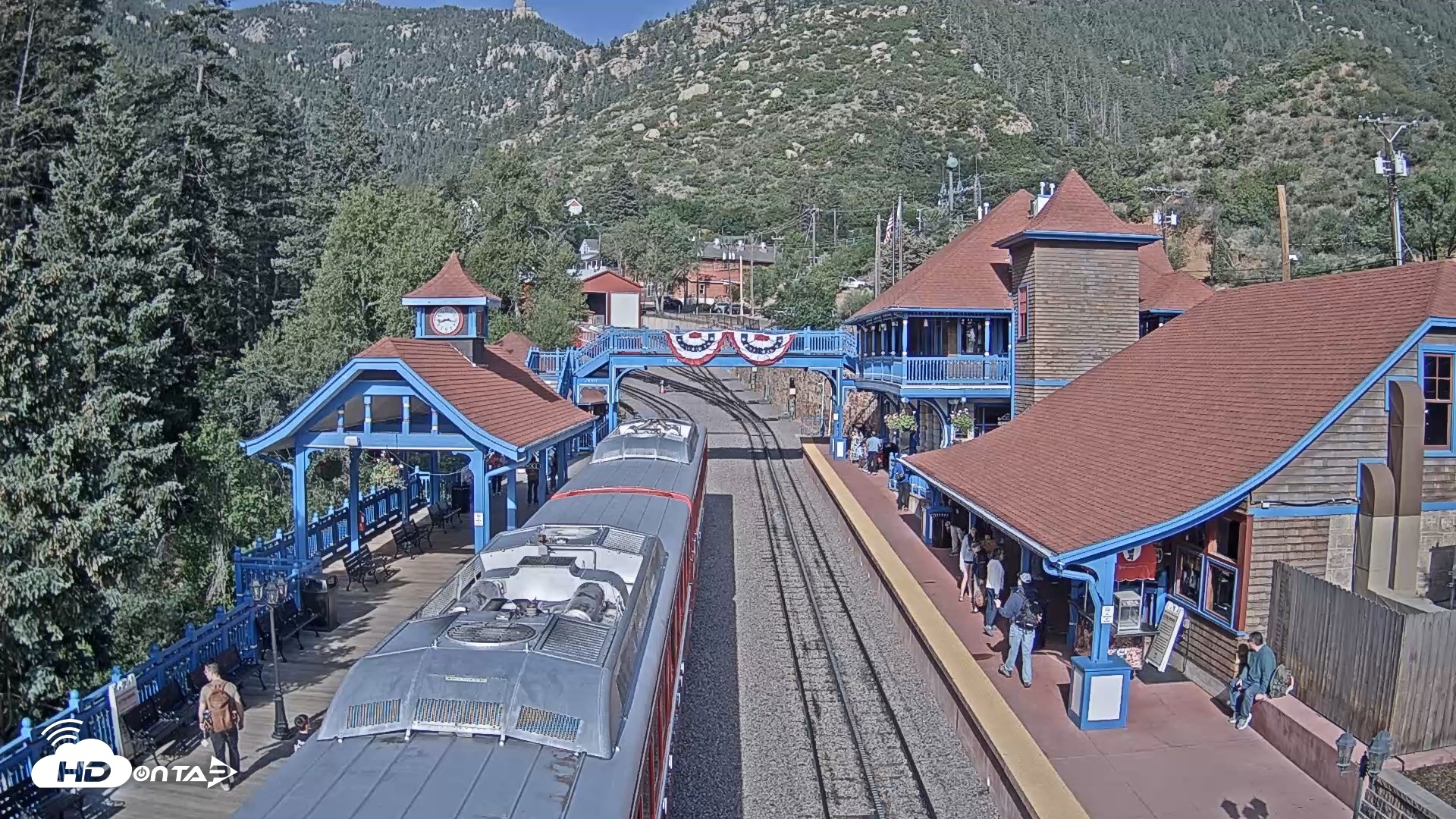 Snapshot of Pikes Peak COG Railway Live Webcam taken Jun 15, 2026, 8:17am MDT