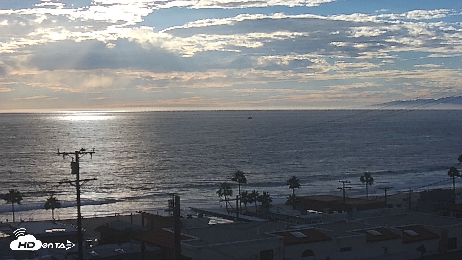 Snapshot of El Porto Rosecrans Overlook Live Camera taken Sep 7, 2026, 6:19pm PDT