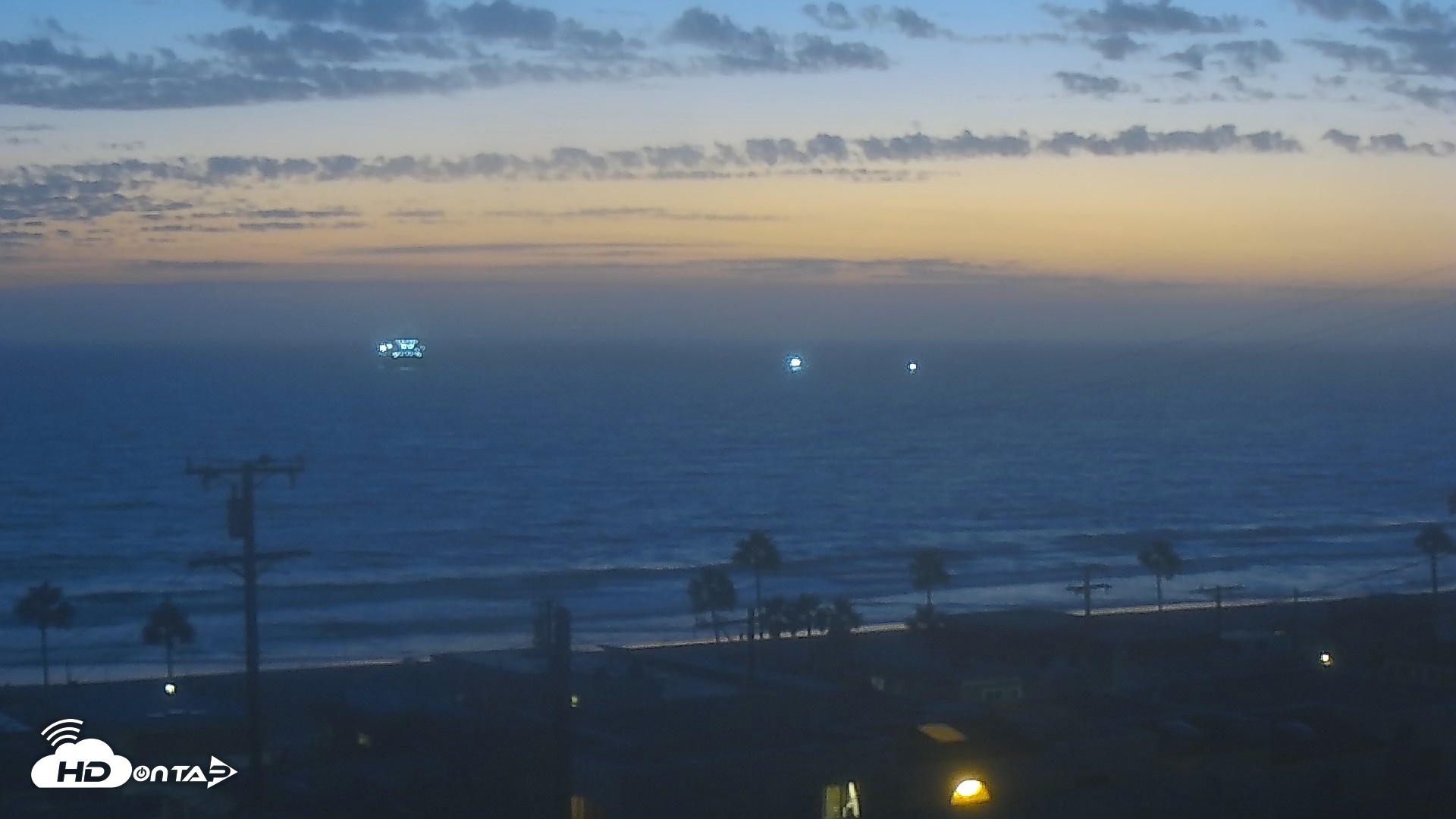Snapshot of El Porto Rosecrans Overlook Live Camera taken Aug 30, 2026, 7:53pm PDT