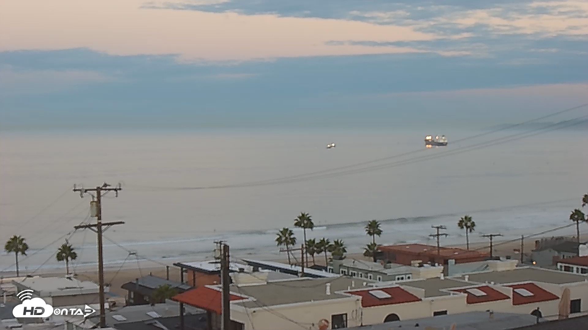 Snapshot of El Porto Rosecrans Overlook Live Camera taken Sep 9, 2026, 6:31am PDT