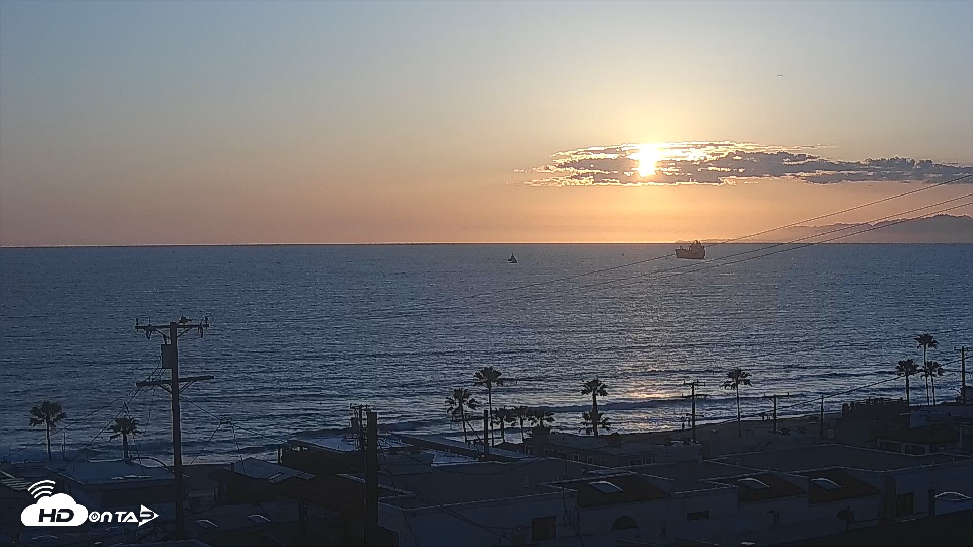 Snapshot of El Porto Rosecrans Overlook Live Camera taken Apr 28, 2025, 7:20pm PDT