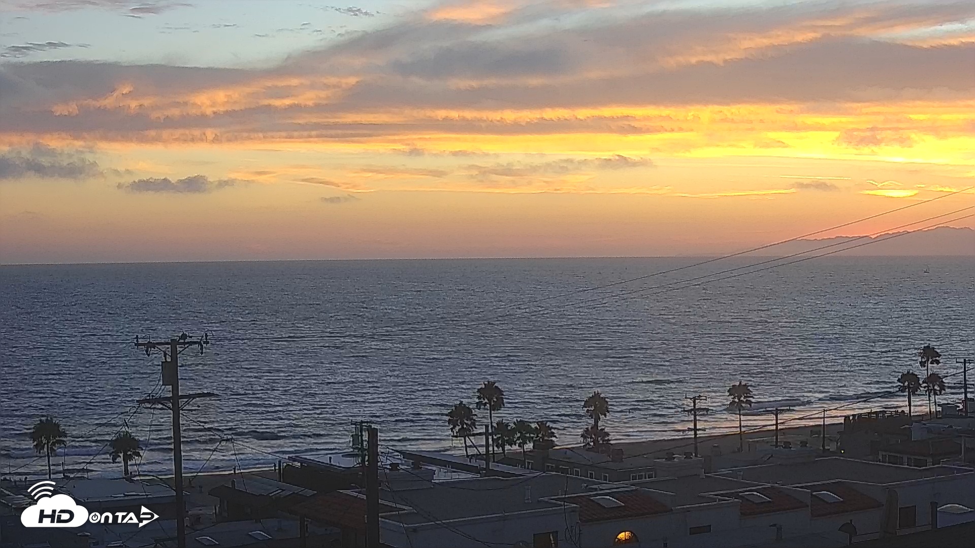 Snapshot of El Porto Rosecrans Overlook Live Camera taken Jul 26, 2025, 8:03pm PDT