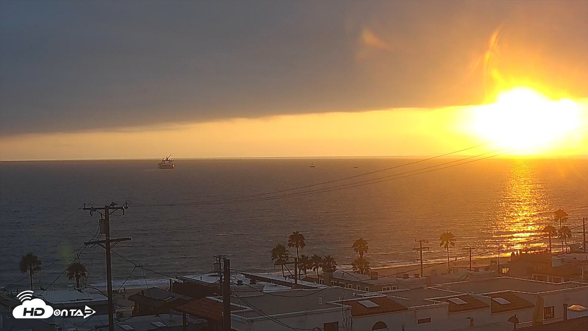 Snapshot of El Porto Rosecrans Overlook Live Camera taken Jul 20, 2025, 7:48pm PDT