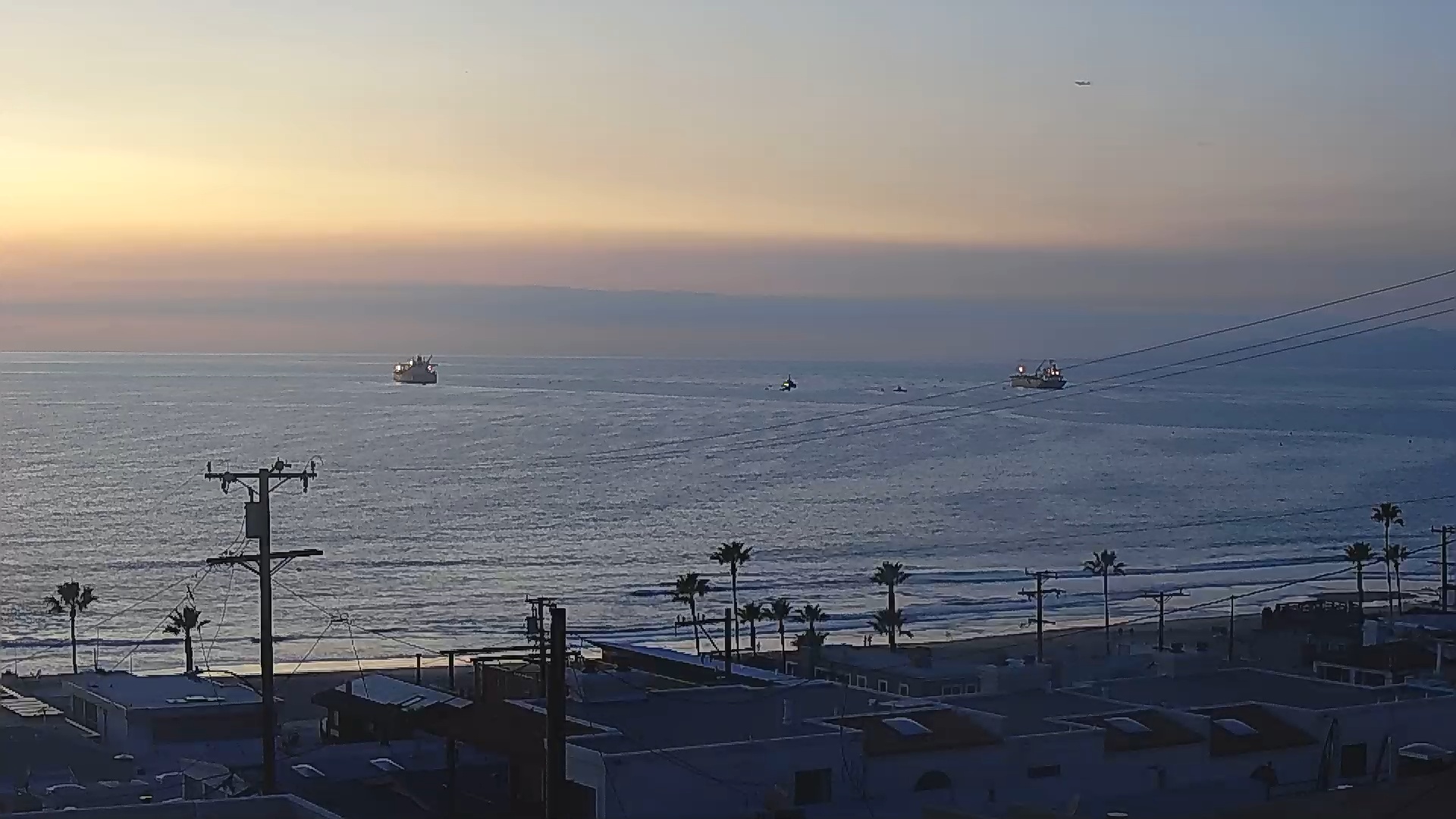 Snapshot of El Porto Rosecrans Overlook Live Camera taken Jan 30, 2025, 5:36pm PST