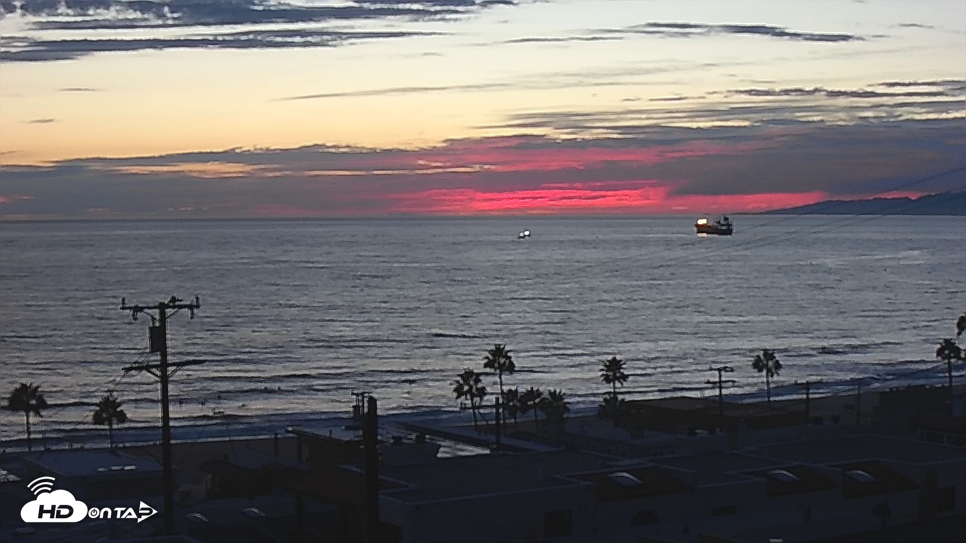Snapshot of El Porto Rosecrans Overlook Live Camera taken Sep 8, 2026, 7:24pm PDT