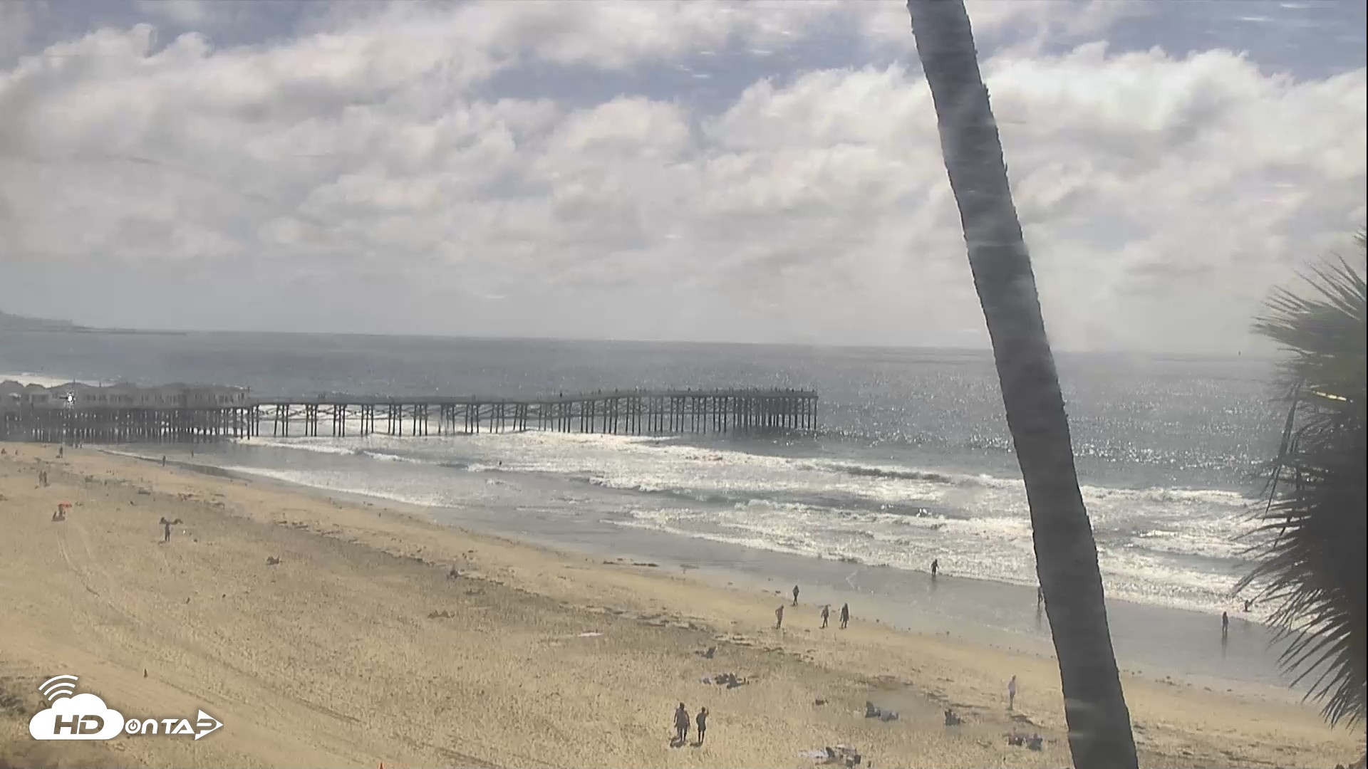 Snapshot of Mission Beach & Crystal Pier Live Webcam taken Sep 22, 2026, 2:12pm PDT