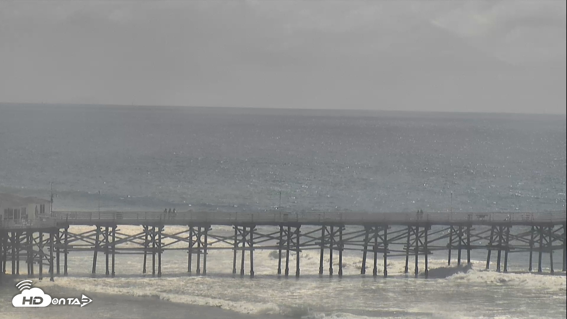 Snapshot of Mission Beach & Crystal Pier Live Webcam taken Sep 22, 2026, 2:12pm PDT