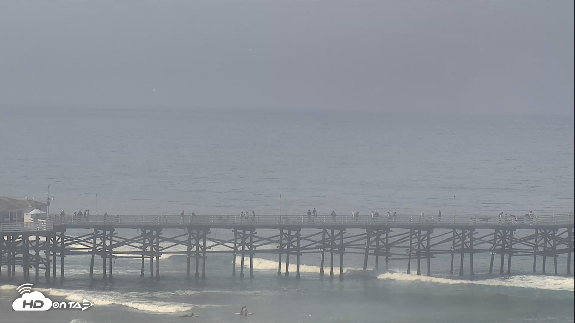 Snapshot of Mission Beach & Crystal Pier taken Aug 9, 2026, 9:57am PDT