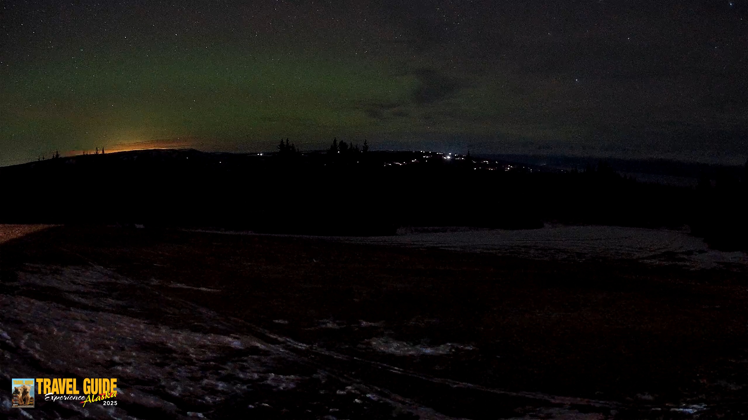 Snapshot of Homer Alaska Northern Lights Live Cam taken Feb 6, 2026, 9:14pm AKST
