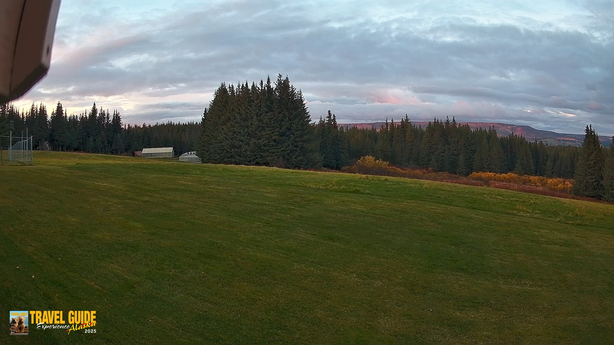 Snapshot of Homer Alaska Northern Lights Live Cam taken Oct 7, 2026, 7:17pm AKDT