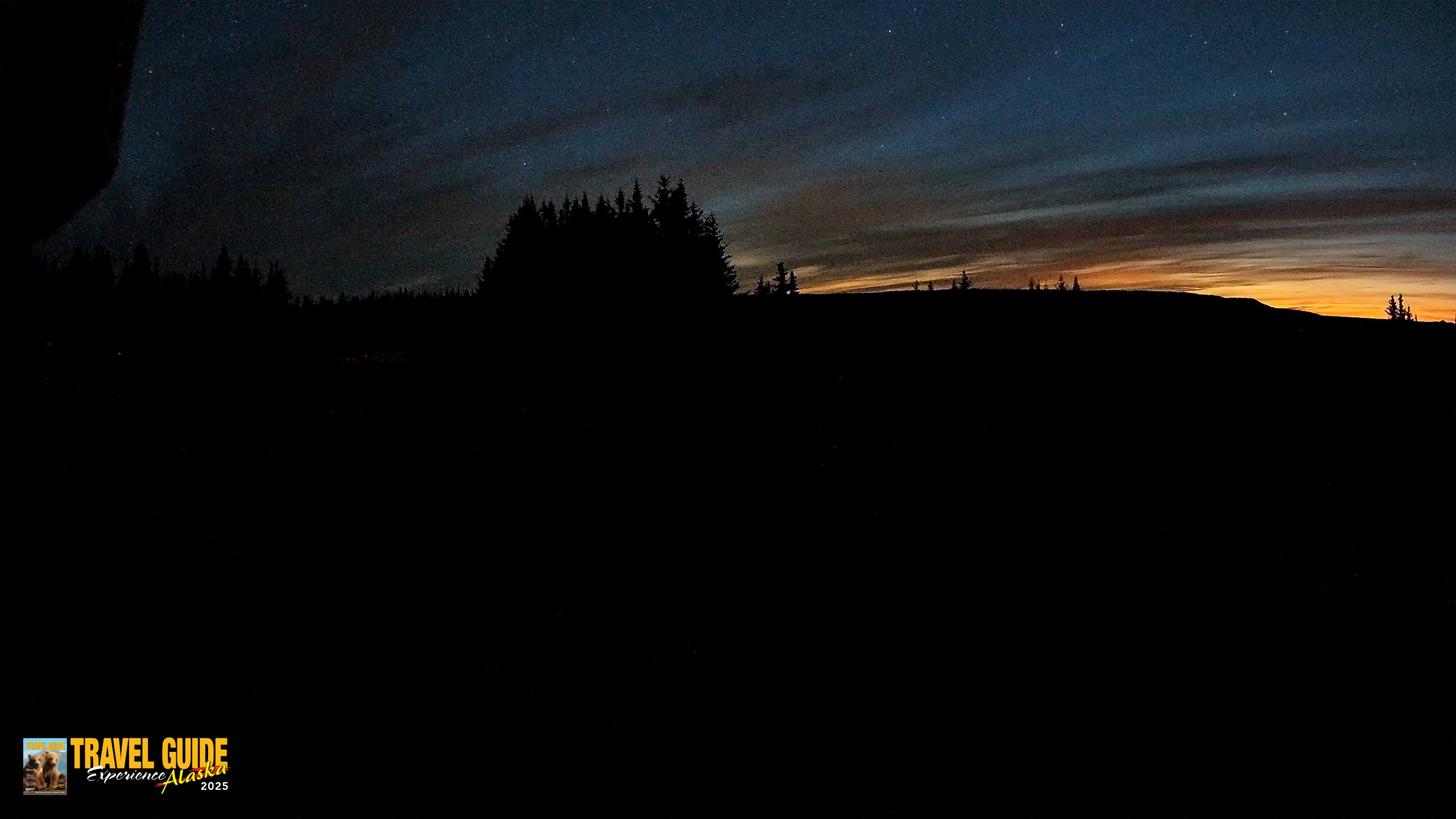 Snapshot of Homer Alaska Northern Lights Live Cam taken Aug 24, 2026, 4:25am AKDT