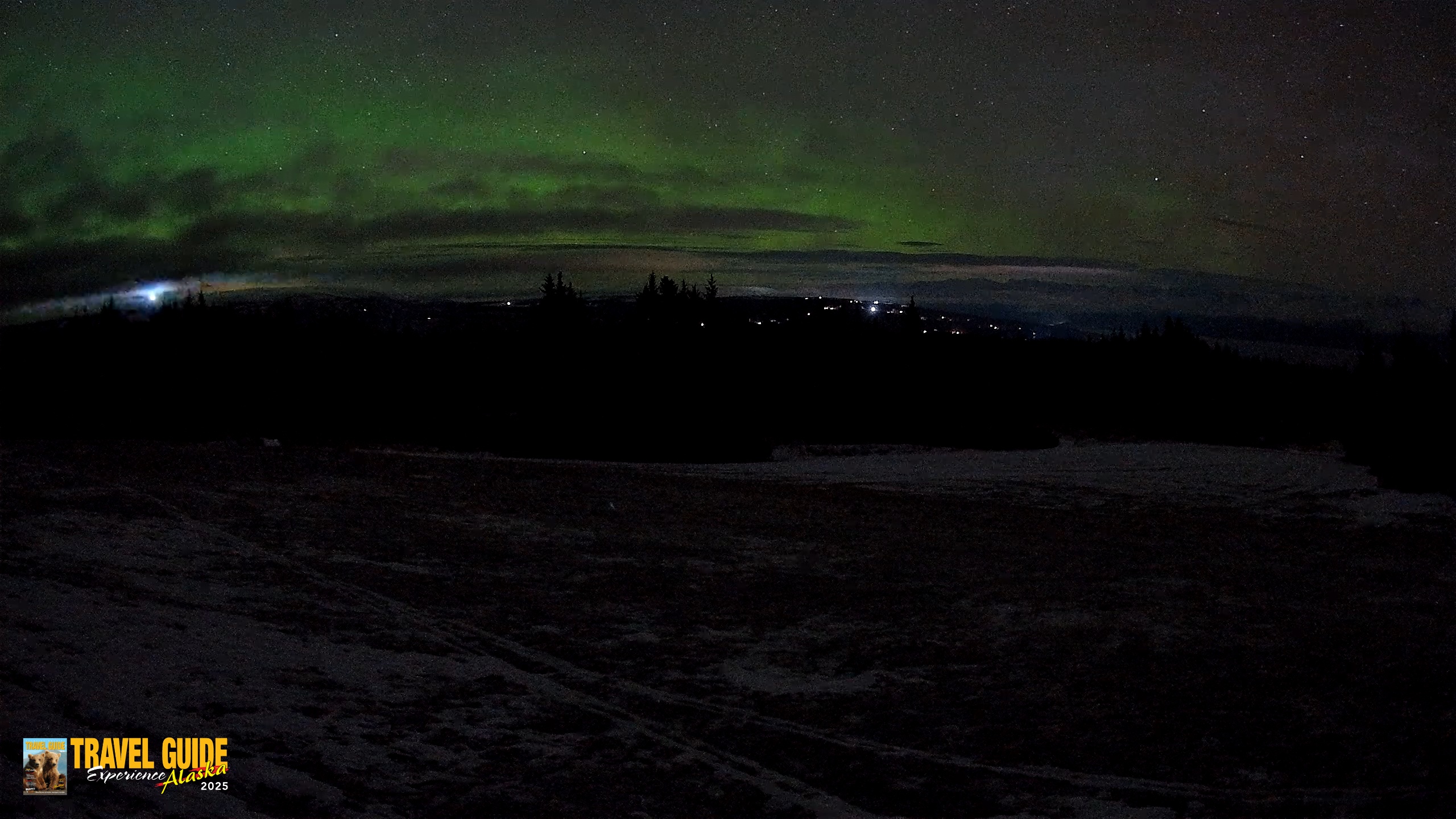 Snapshot of Homer Alaska Northern Lights Live Cam taken Feb 10, 2026, 2:52am AKST