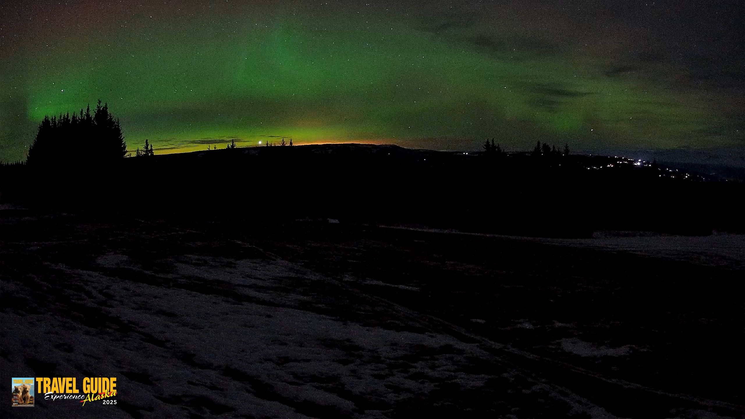 Snapshot of Homer Alaska Northern Lights Live Cam taken Feb 6, 2026, 10:18pm AKST