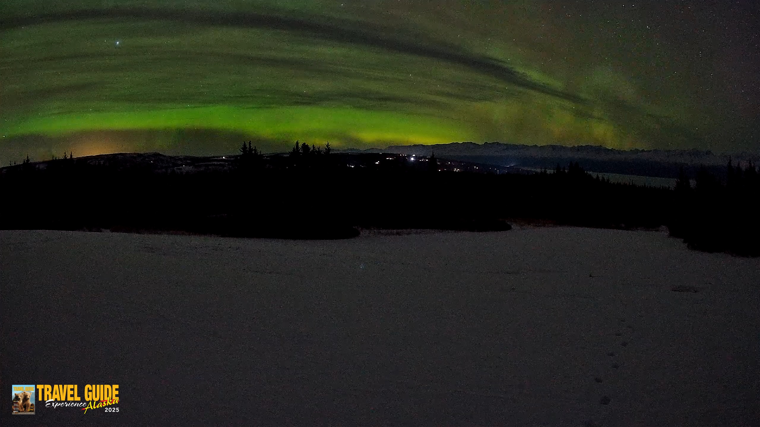 Snapshot of Homer Alaska Northern Lights Live Cam taken Jan 24, 2026, 1:58am AKST