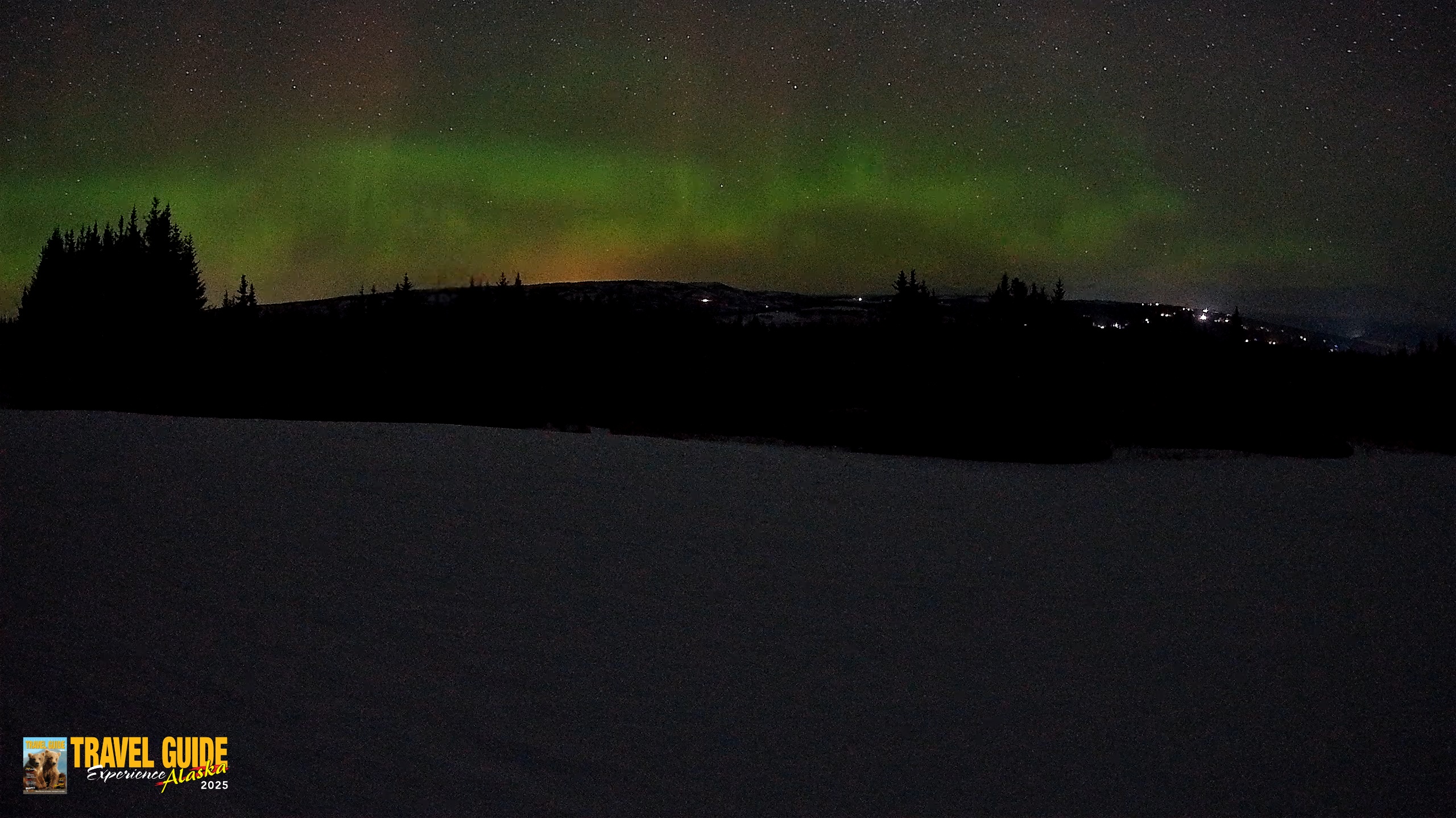 Snapshot of Homer Alaska Northern Lights Live Cam taken Feb 20, 2026, 3:04am AKST