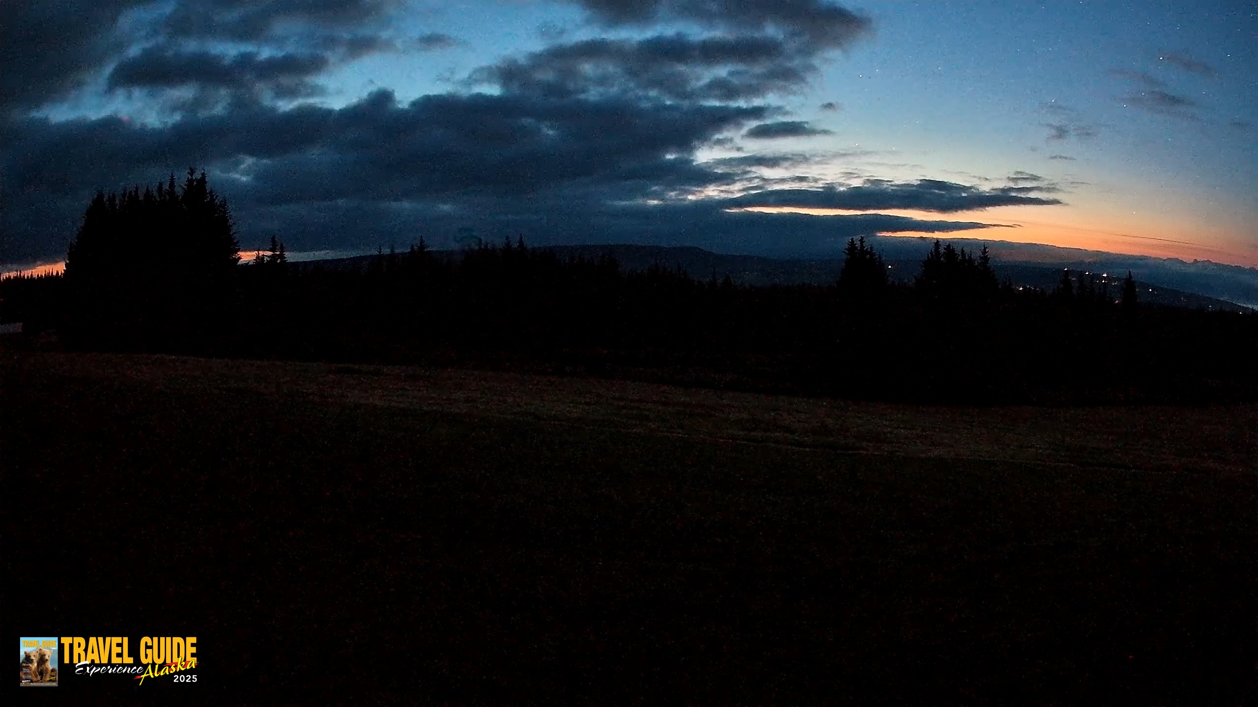 Snapshot of Homer Alaska Northern Lights Live Cam taken Aug 12, 2026, 3:59am AKDT
