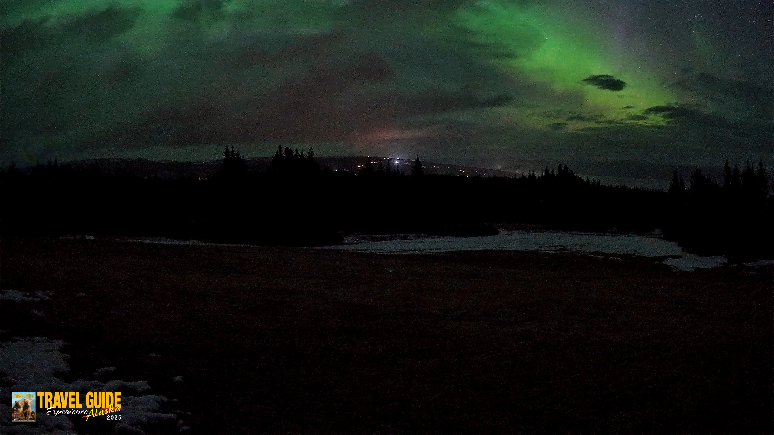 Snapshot of Homer Alaska Northern Lights Live Cam taken Apr 20, 2026, 3:47am AKDT