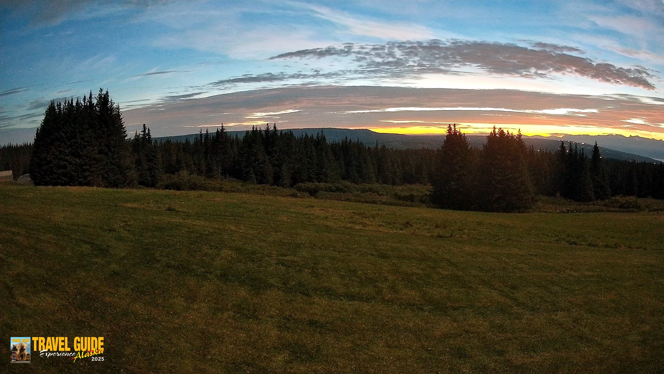 Snapshot of Homer Alaska Northern Lights Live Cam taken Sep 3, 2026, 5:32am AKDT