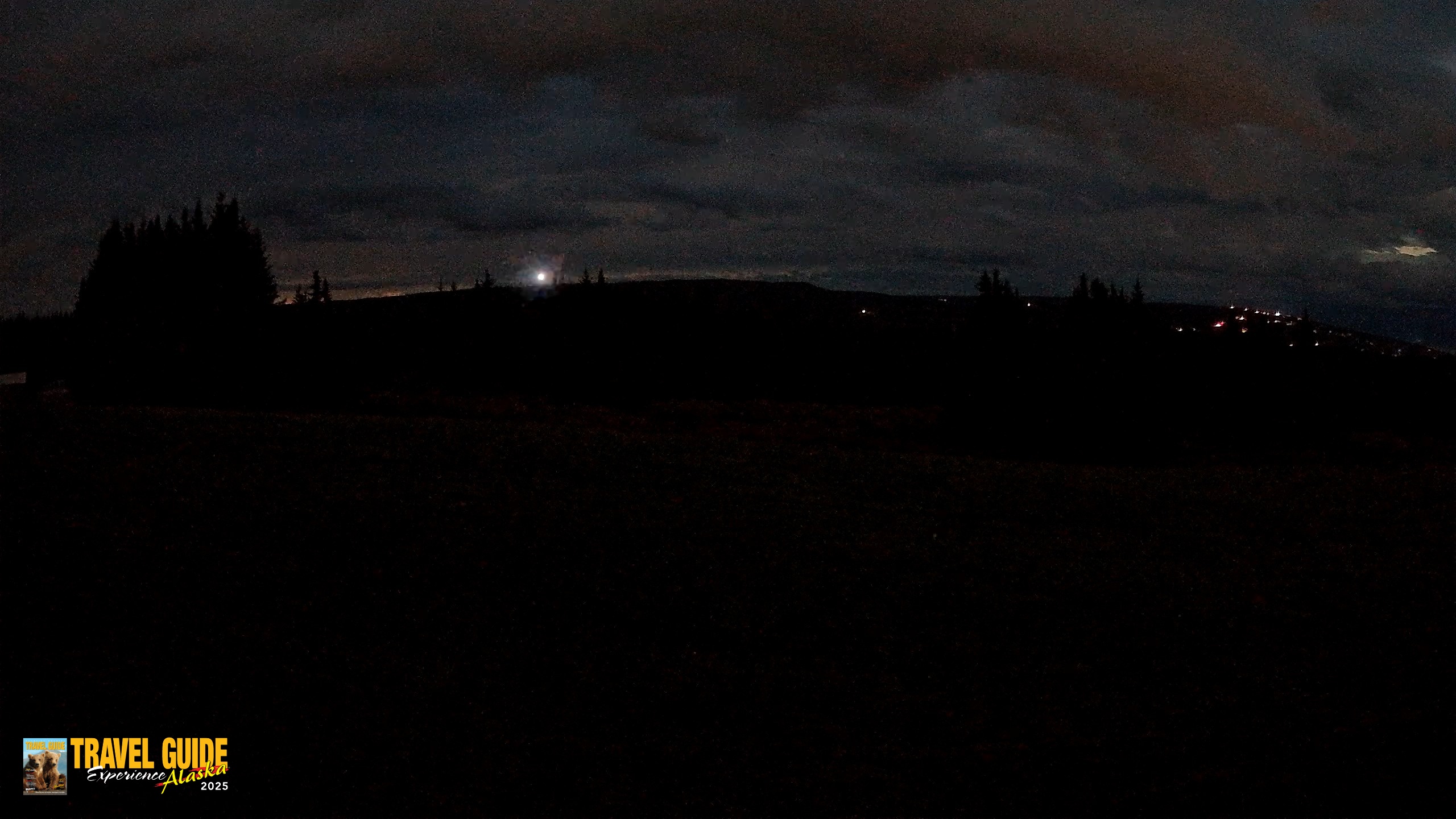Snapshot of Homer Alaska Northern Lights Live Cam taken Sep 25, 2026, 5:59am AKDT