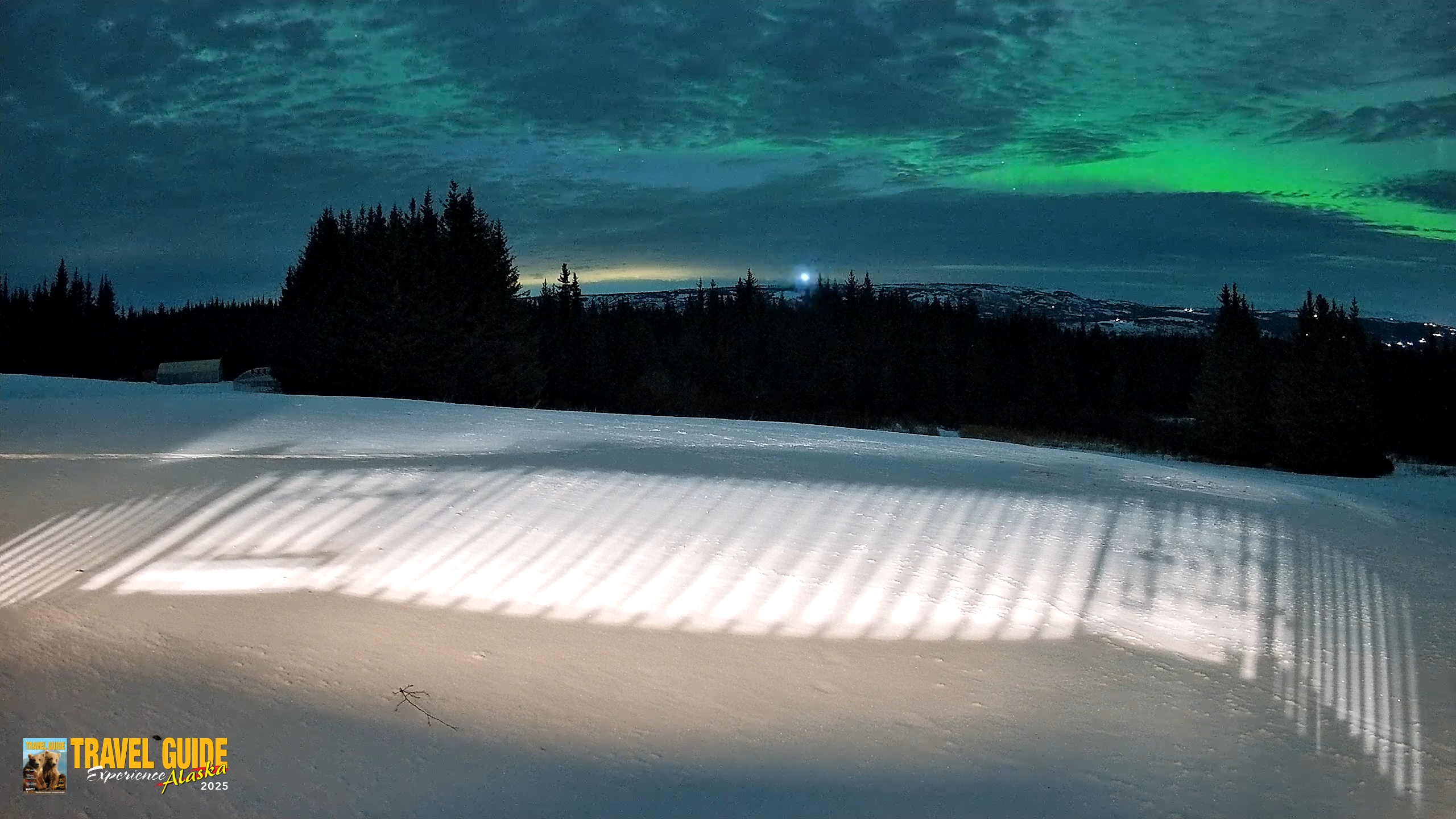 Snapshot of Homer Alaska Northern Lights Live Cam taken Jan 20, 2026, 6:57pm AKST