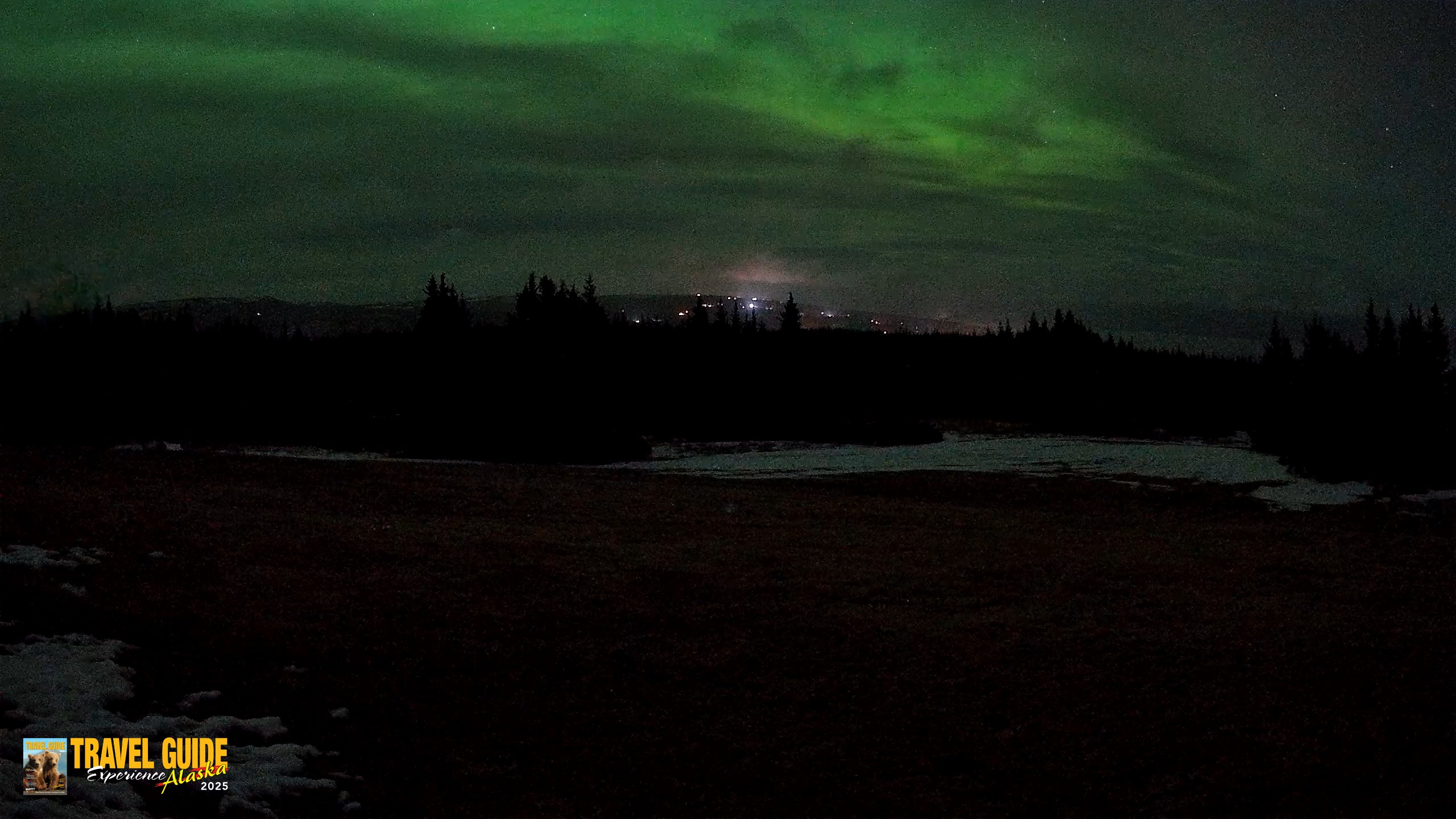 Snapshot of Homer Alaska Northern Lights Live Cam taken Apr 20, 2026, 12:58am AKDT
