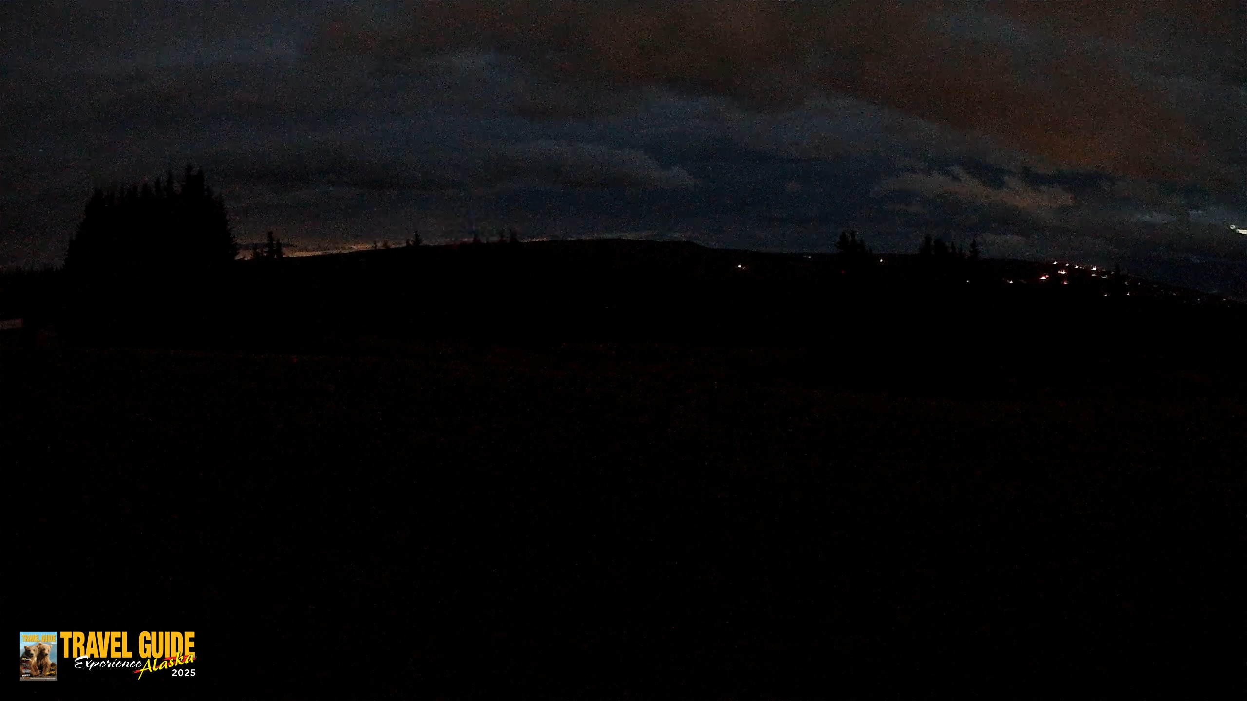 Snapshot of Homer Alaska Northern Lights Live Cam taken Sep 25, 2026, 6:17am AKDT