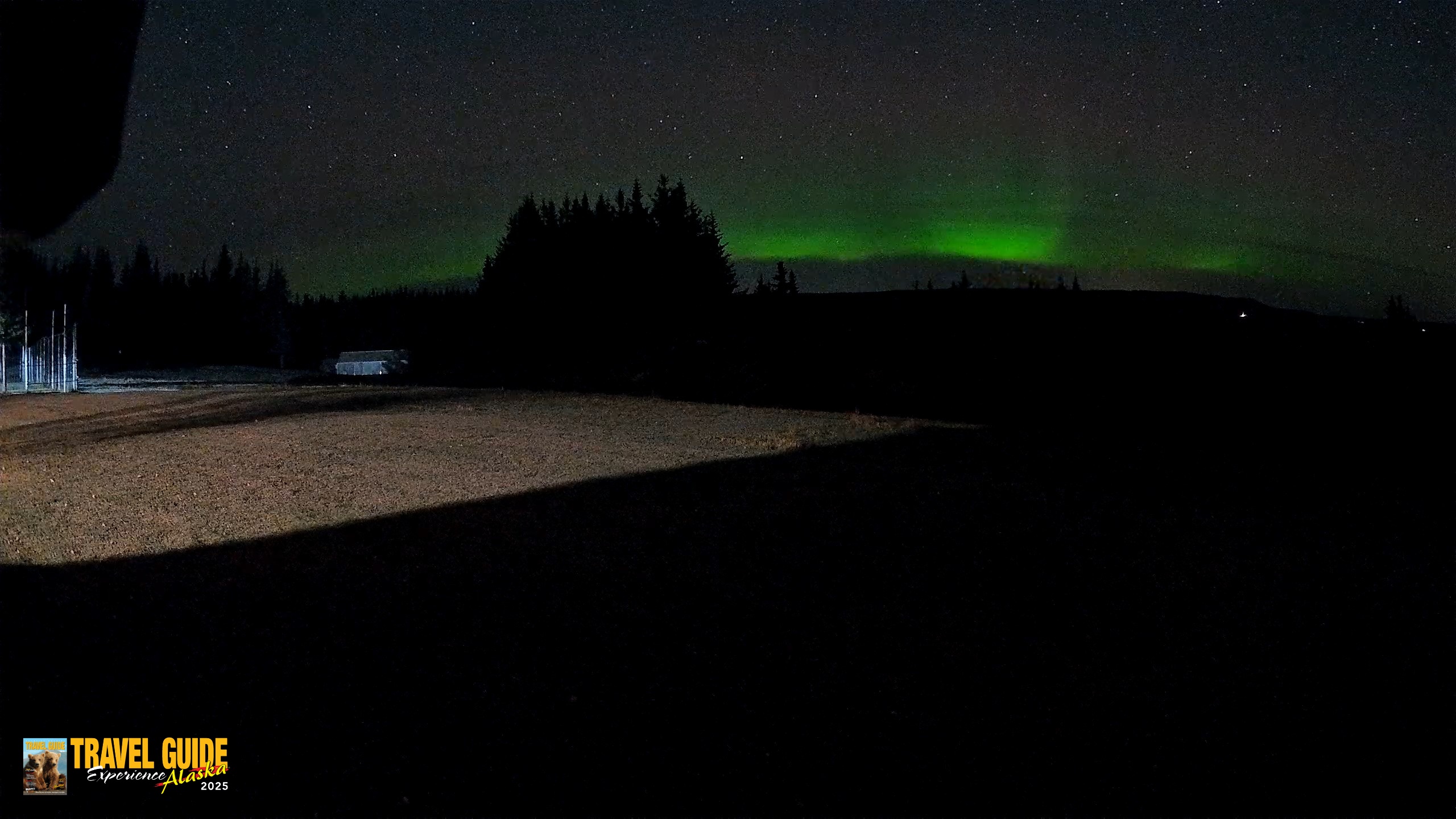 Snapshot of Homer Alaska Northern Lights Live Cam taken Oct 14, 2026, 2:03am AKDT