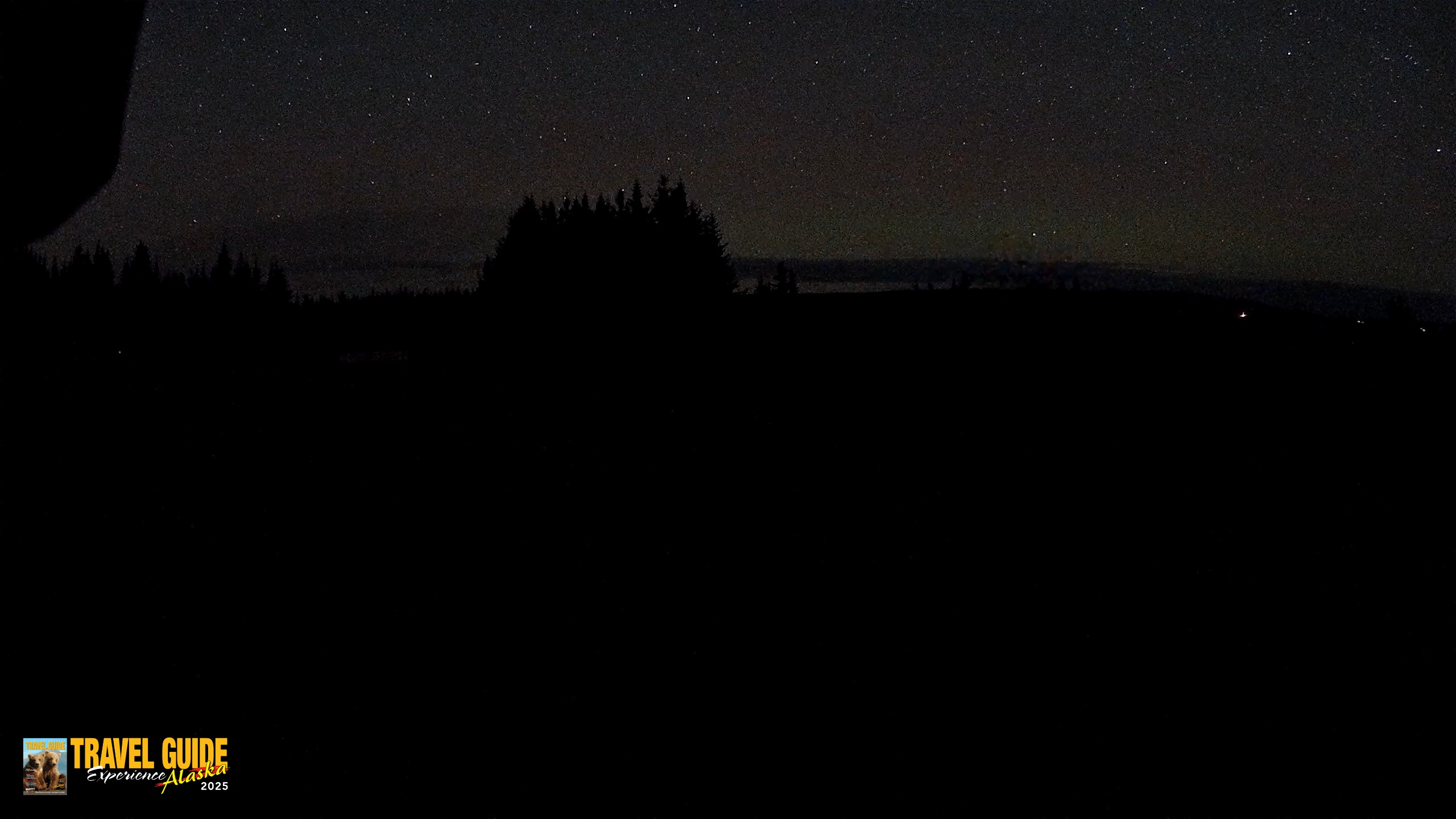 Snapshot of Homer Alaska Northern Lights Live Cam taken Oct 13, 2026, 9:57pm AKDT