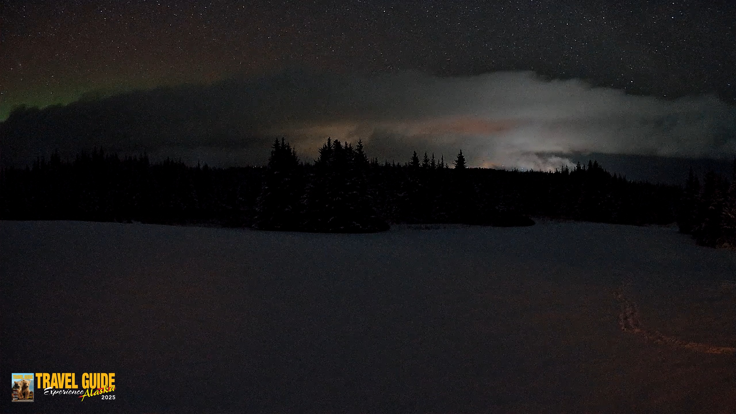 Snapshot of Homer Alaska Northern Lights Live Cam taken Feb 13, 2026, 5:15am AKST