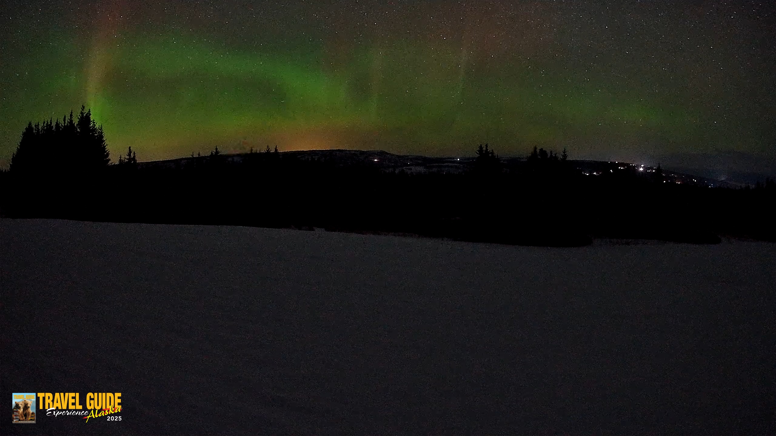 Snapshot of Homer Alaska Northern Lights Live Cam taken Feb 20, 2026, 3:15am AKST