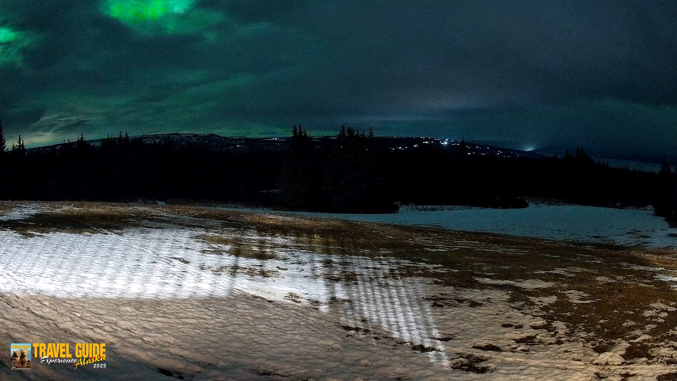 Snapshot of Homer Alaska Northern Lights Live Cam taken Feb 4, 2026, 9:01pm AKST