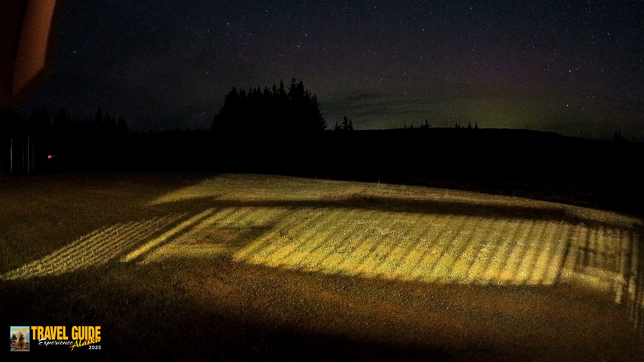 Snapshot of Homer Alaska Northern Lights Live Cam taken Aug 24, 2026, 2:33am AKDT