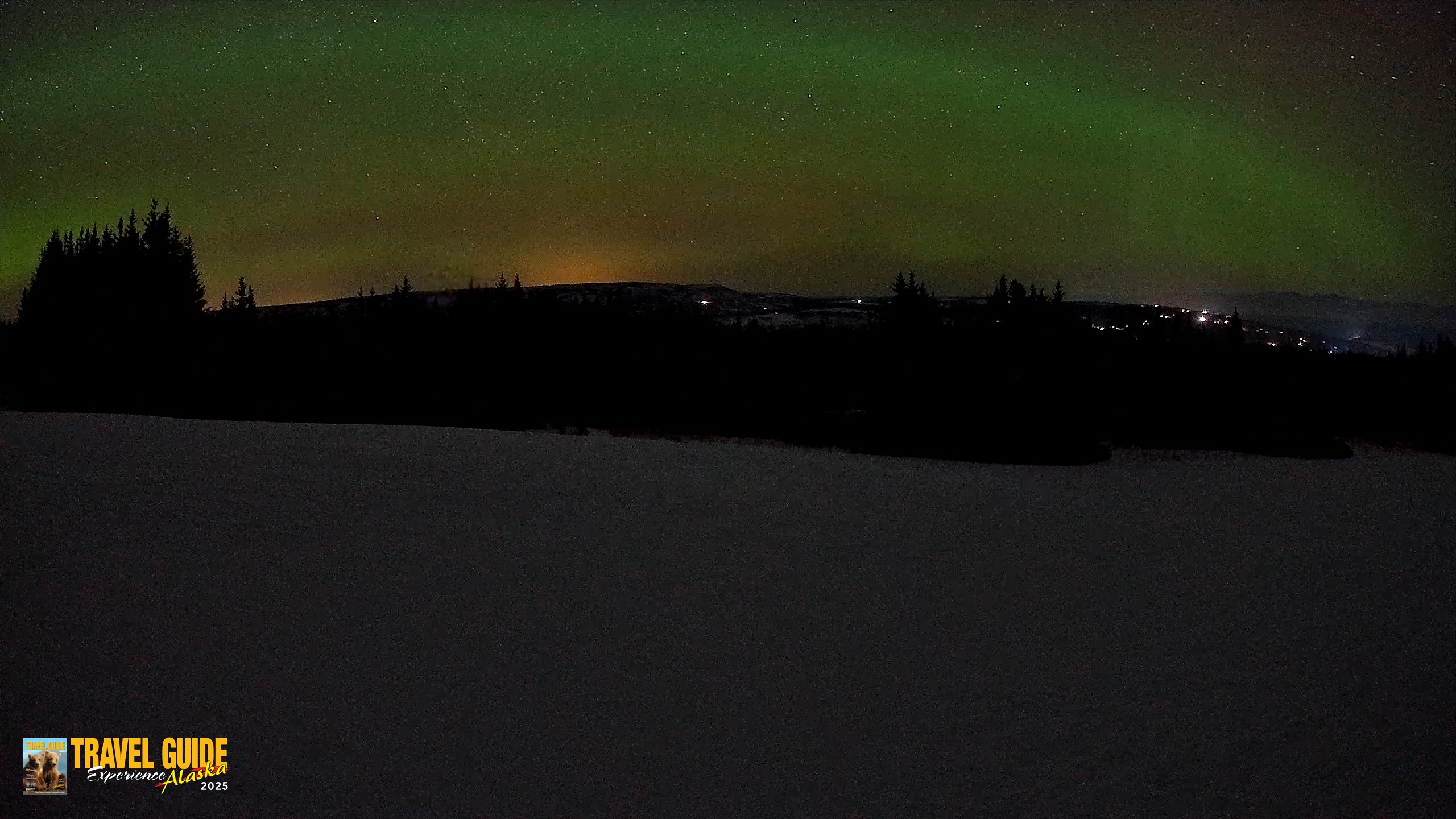 Snapshot of Homer Alaska Northern Lights Live Cam taken Mar 10, 2026, 1:00am AKDT