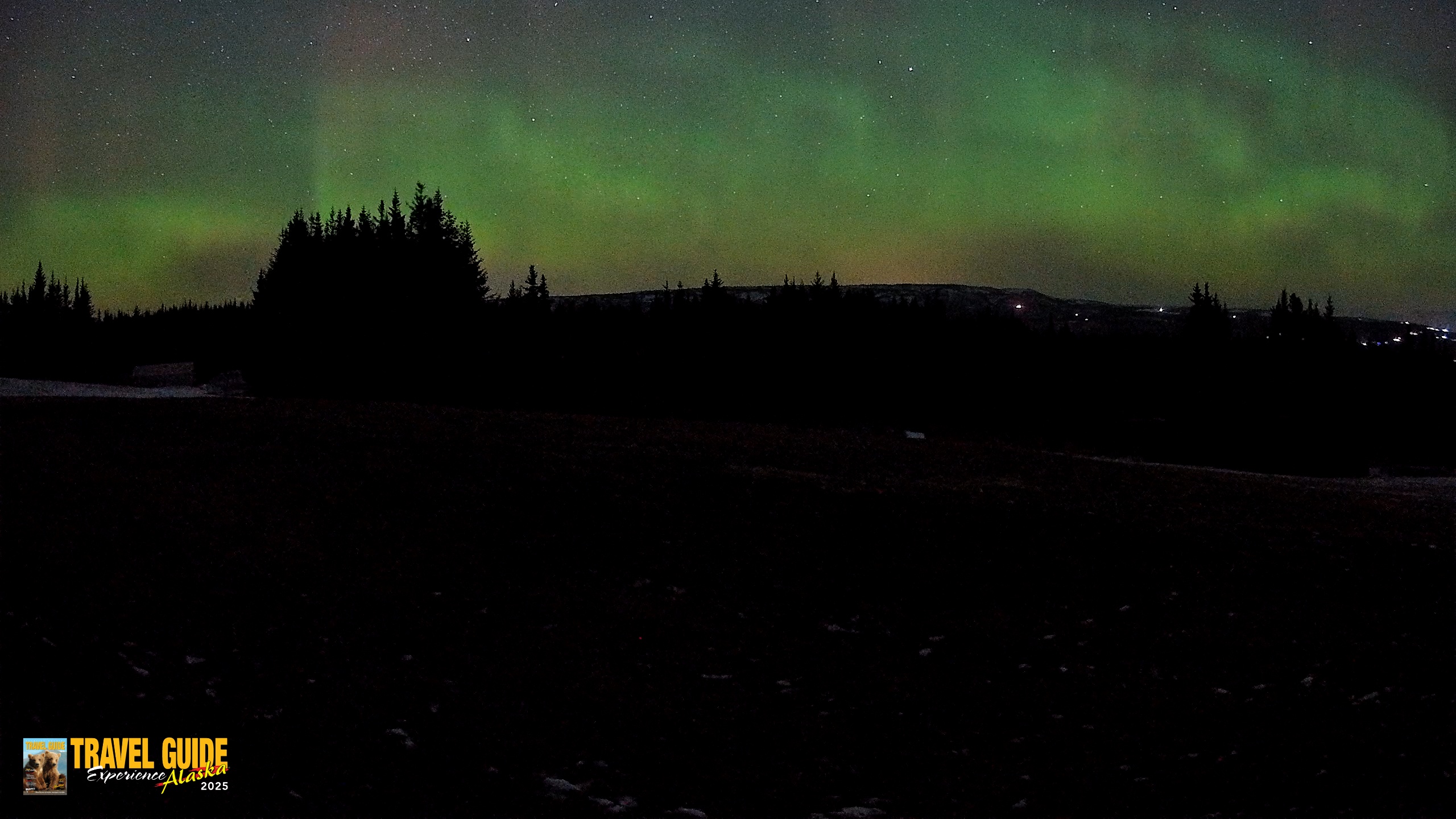 Snapshot of Homer Alaska Northern Lights Live Cam taken Dec 15, 2025, 4:32am AKST