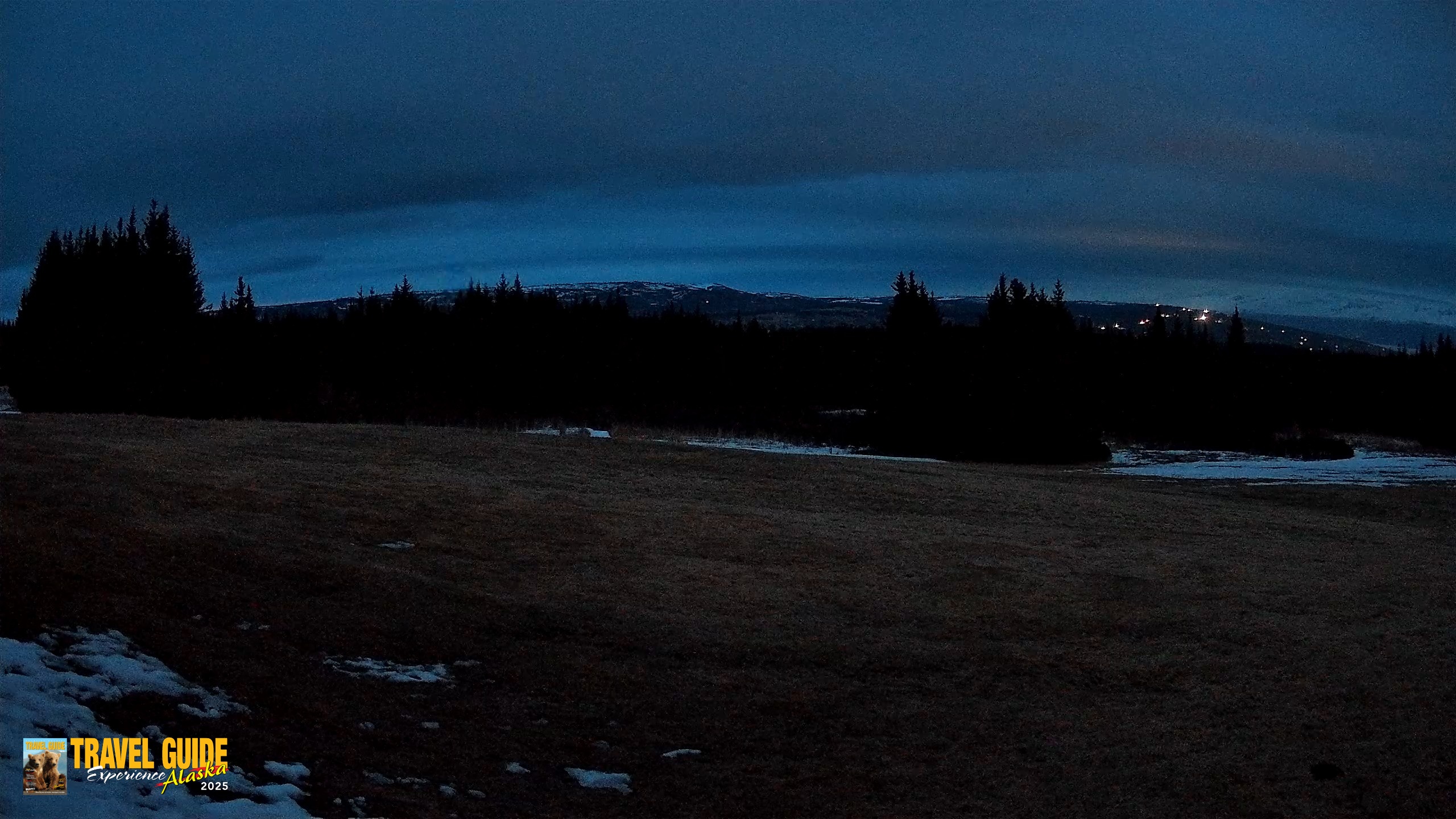 Snapshot of Homer Alaska Northern Lights Live Cam taken Apr 21, 2026, 11:17pm AKDT