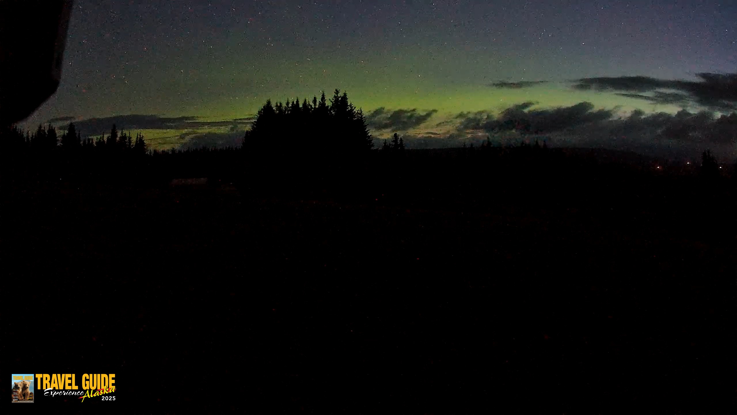 Snapshot of Homer Alaska Northern Lights Live Cam taken Sep 16, 2026, 5:52am AKDT