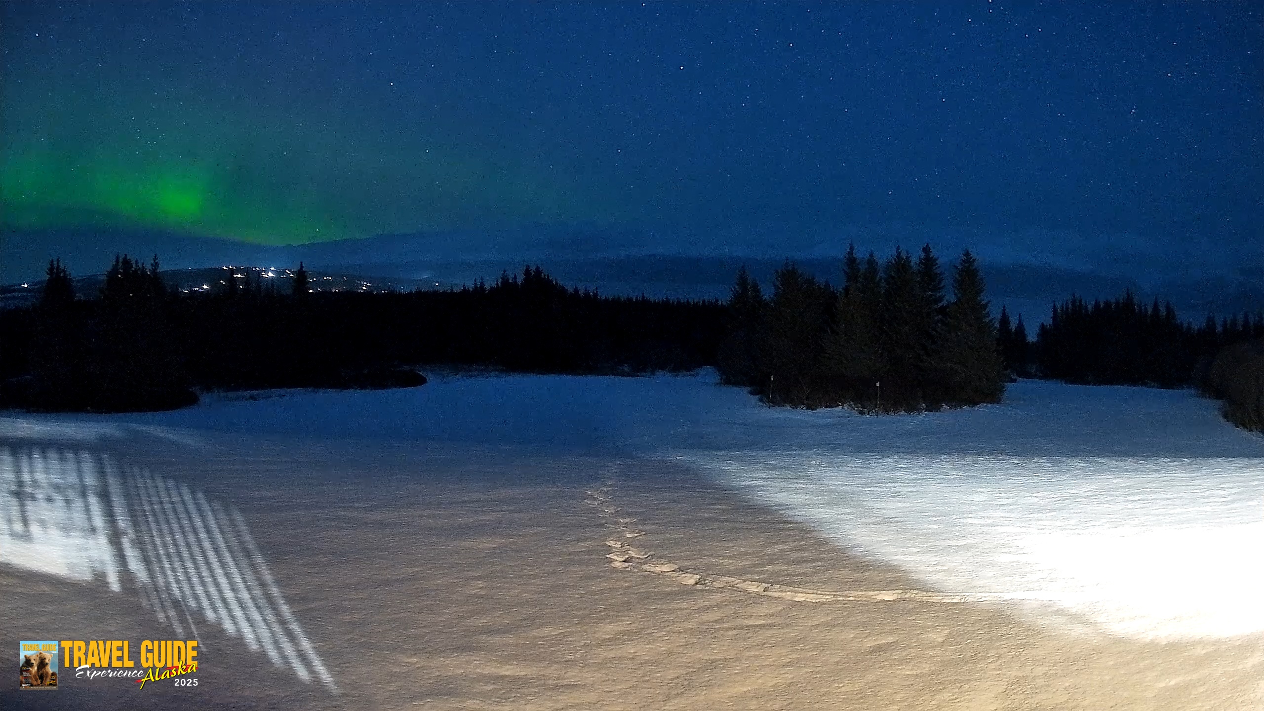 Snapshot of Homer Alaska Northern Lights Live Cam taken Feb 15, 2026, 7:51pm AKST