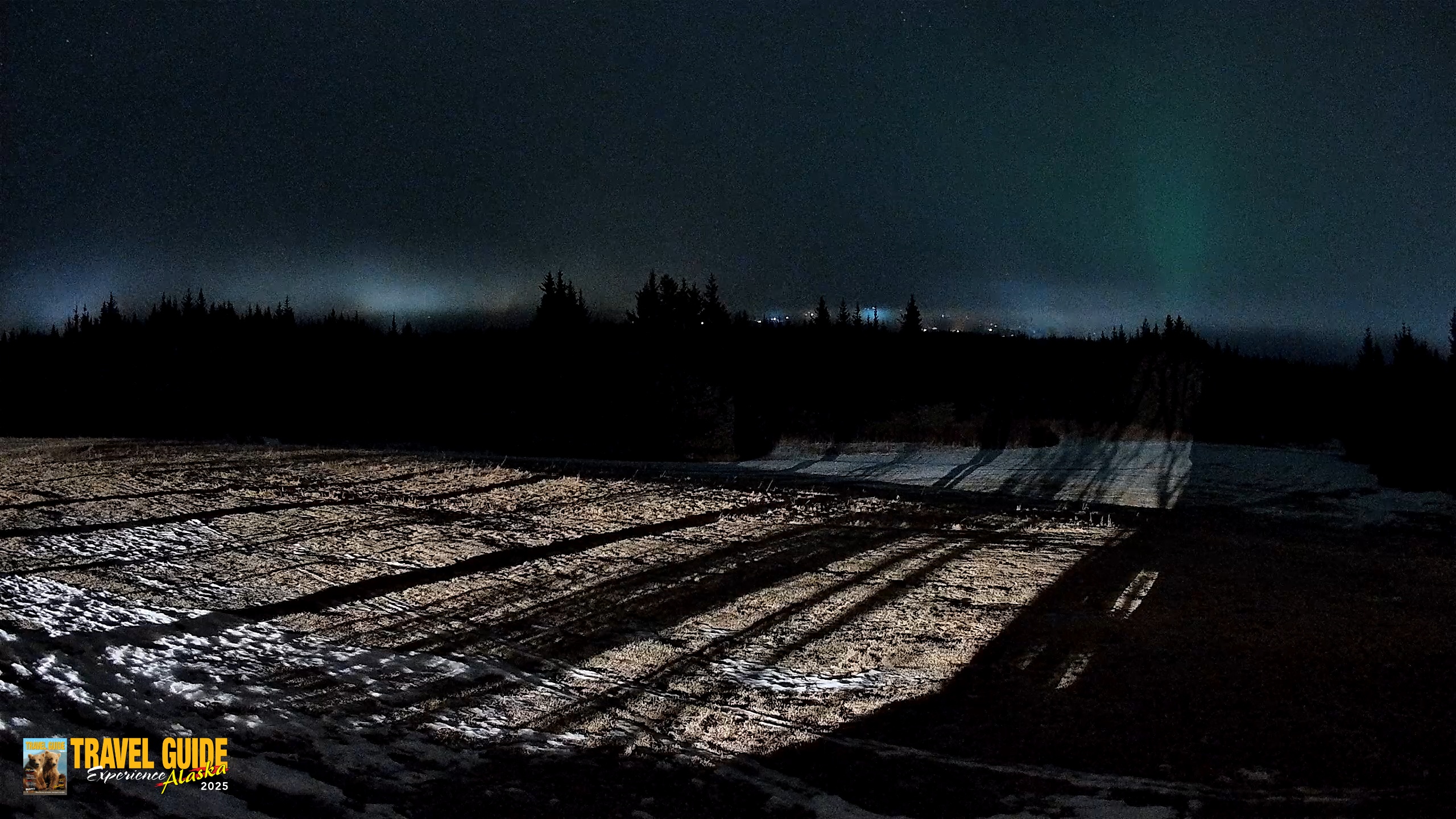 Snapshot of Homer Alaska Northern Lights Live Cam taken Feb 8, 2026, 9:27pm AKST